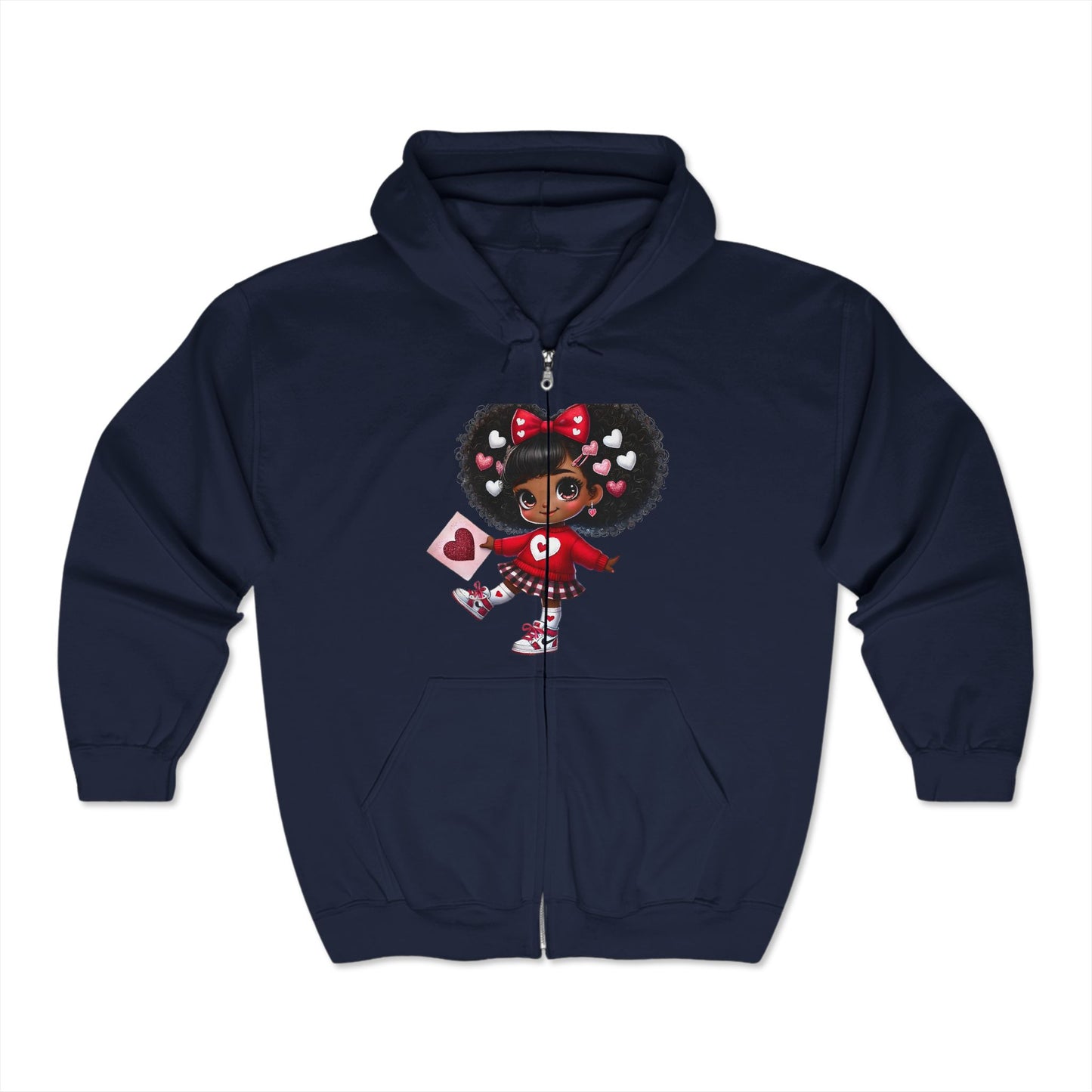 Valentines Unisex Heavy Blend™ Full Zip Hooded Sweatshirt