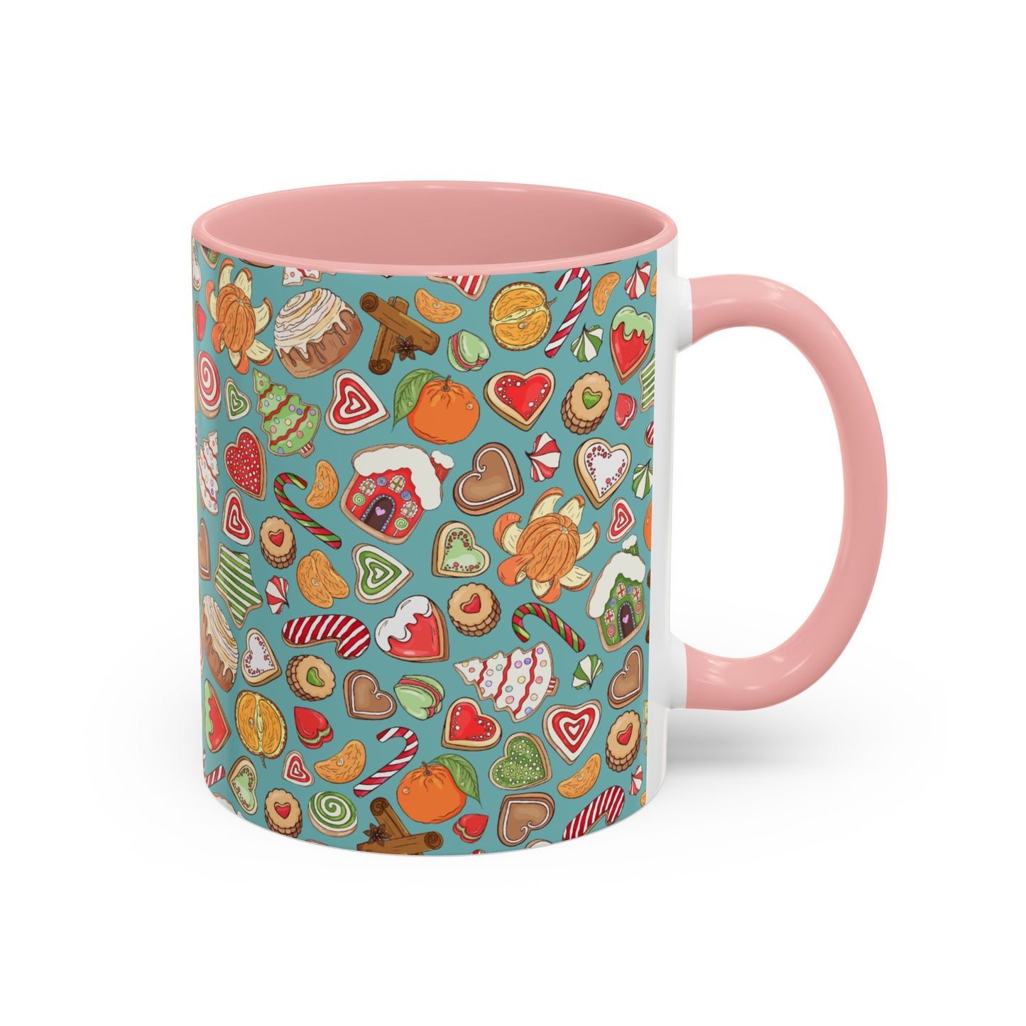 Christmas Accent Coffee Mug (11, 15oz)