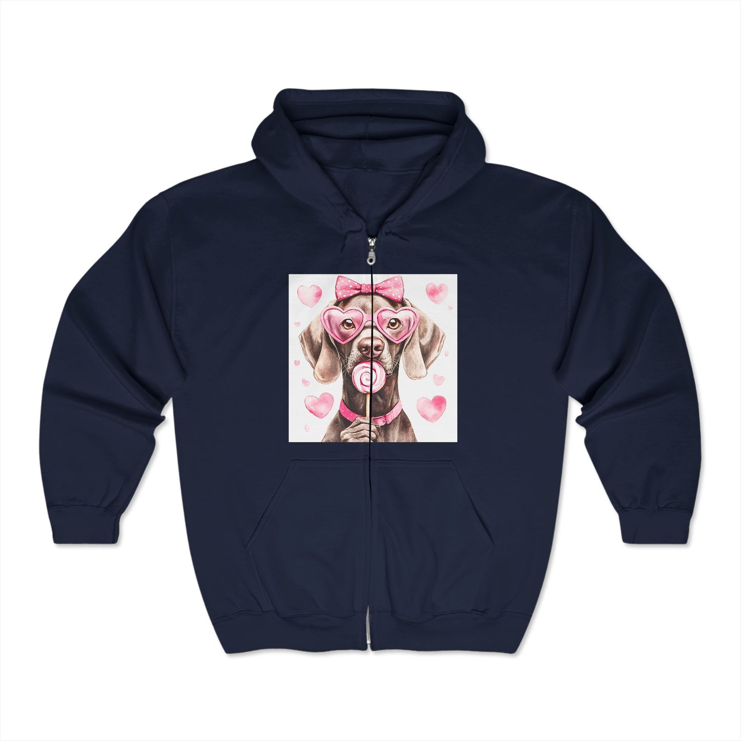 Valentines Unisex Heavy Blend™ Full Zip Hooded Sweatshirt