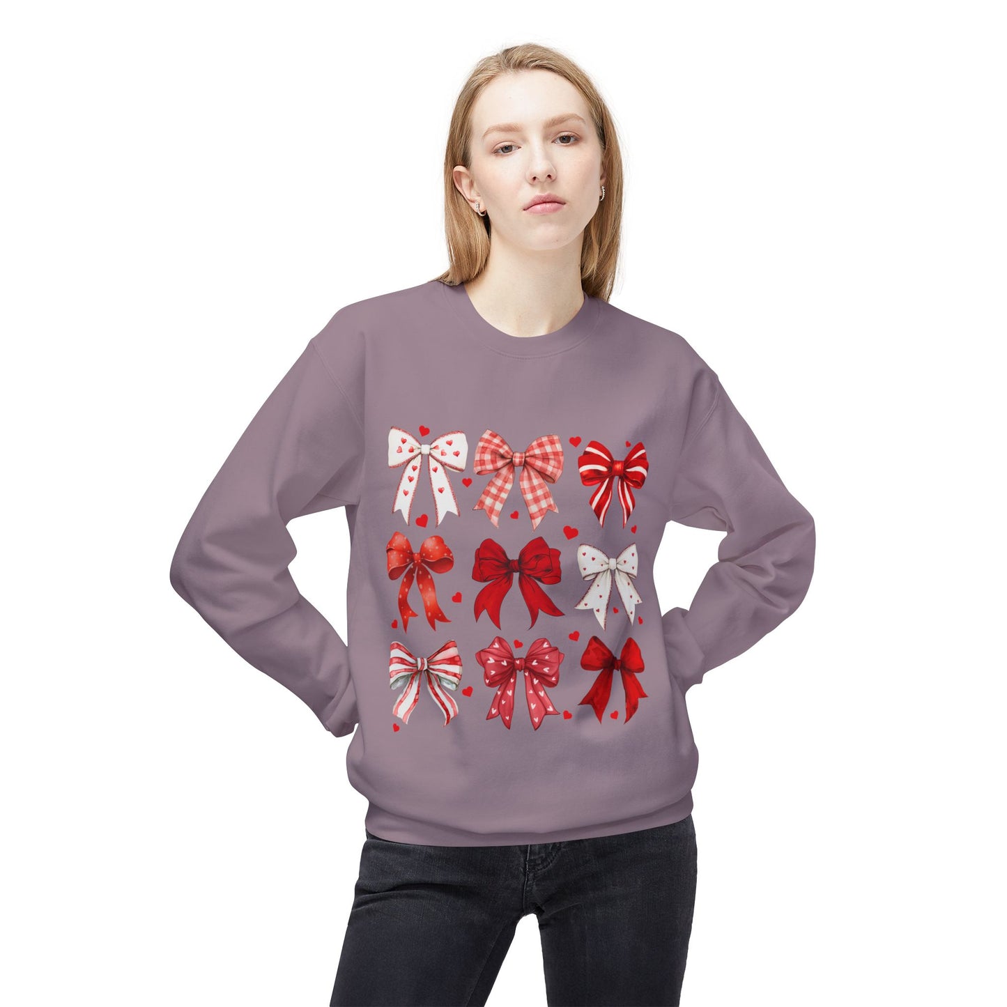 Valentines Unisex Midweight Softstyle Fleece Crewneck Sweatshirt