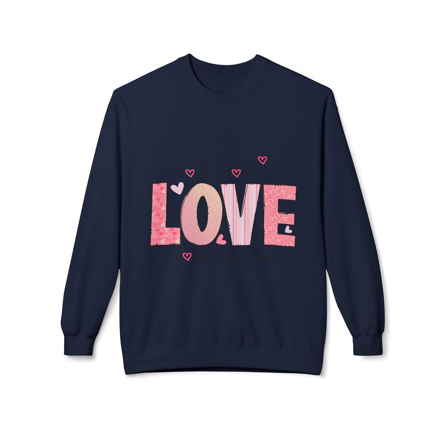 Valentines Unisex Midweight Softstyle Fleece Crewneck Sweatshirt