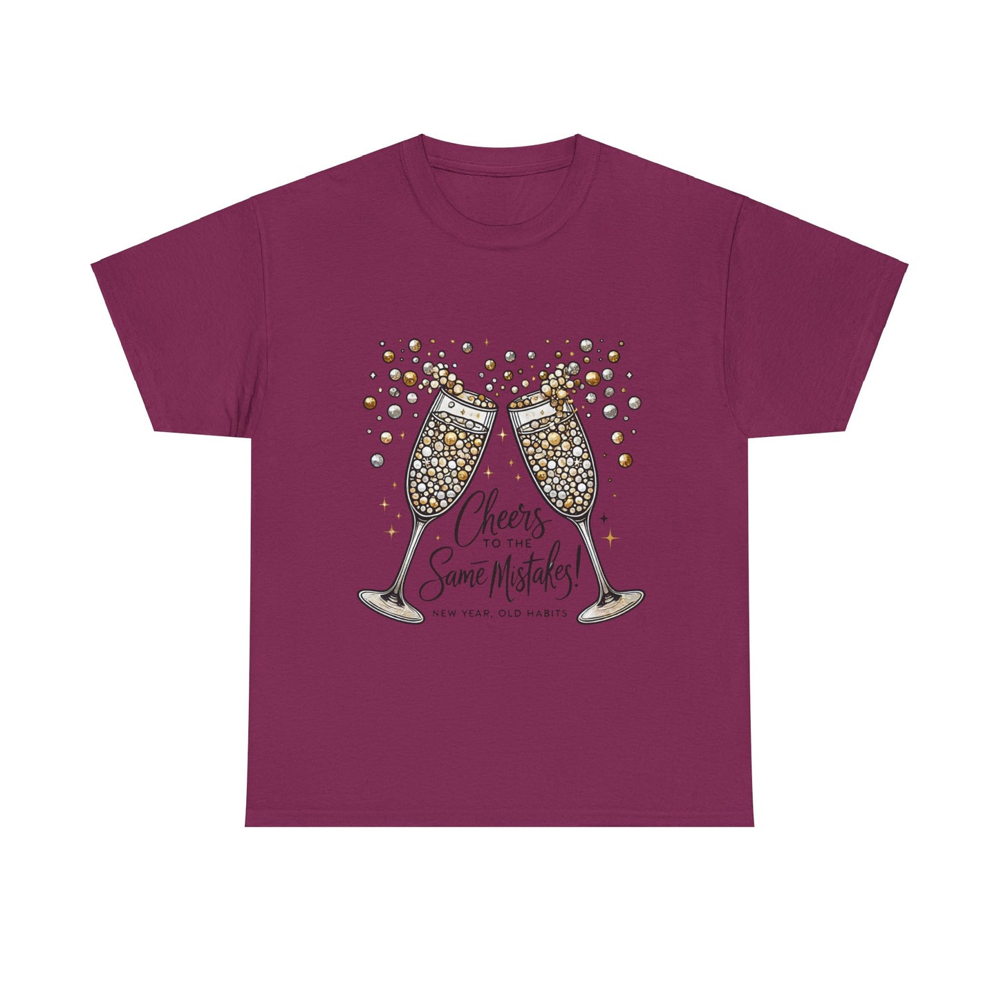 New Year Unisex Heavy Cotton Tee