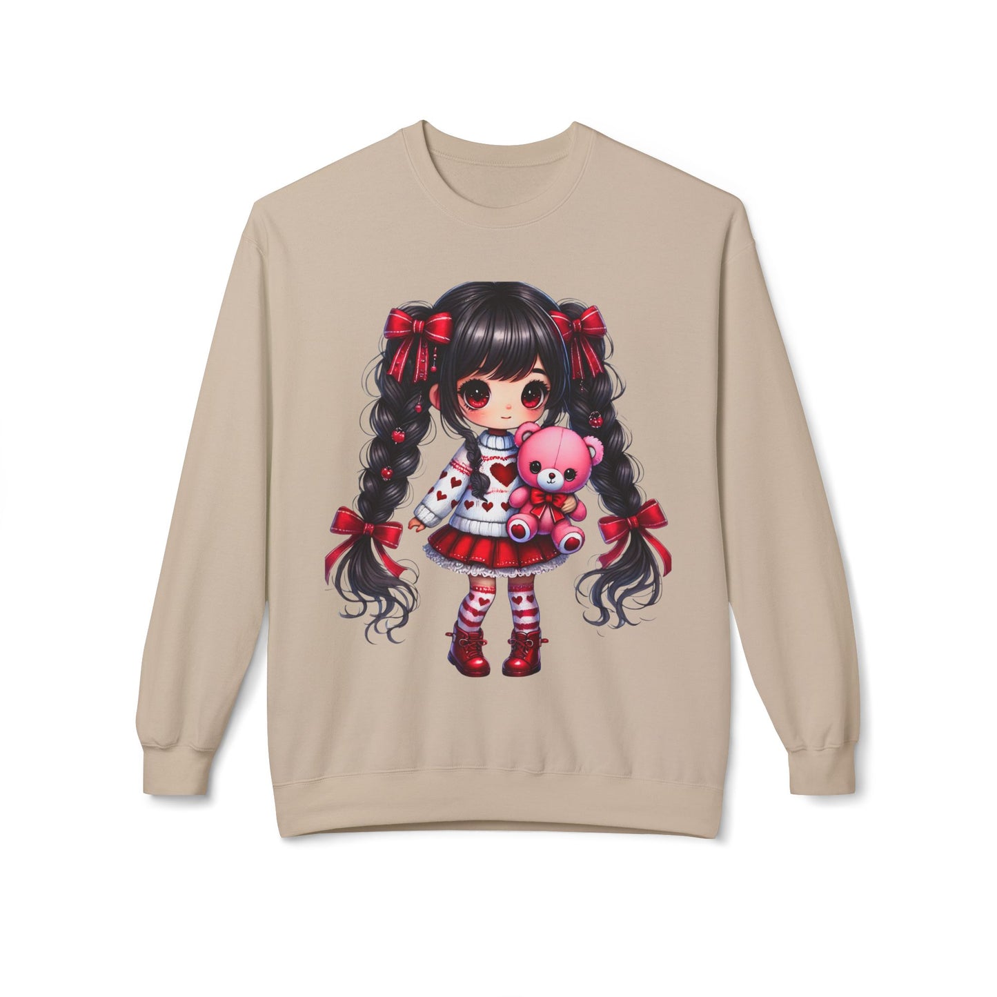 Valentines Unisex Midweight Softstyle Fleece Crewneck Sweatshirt