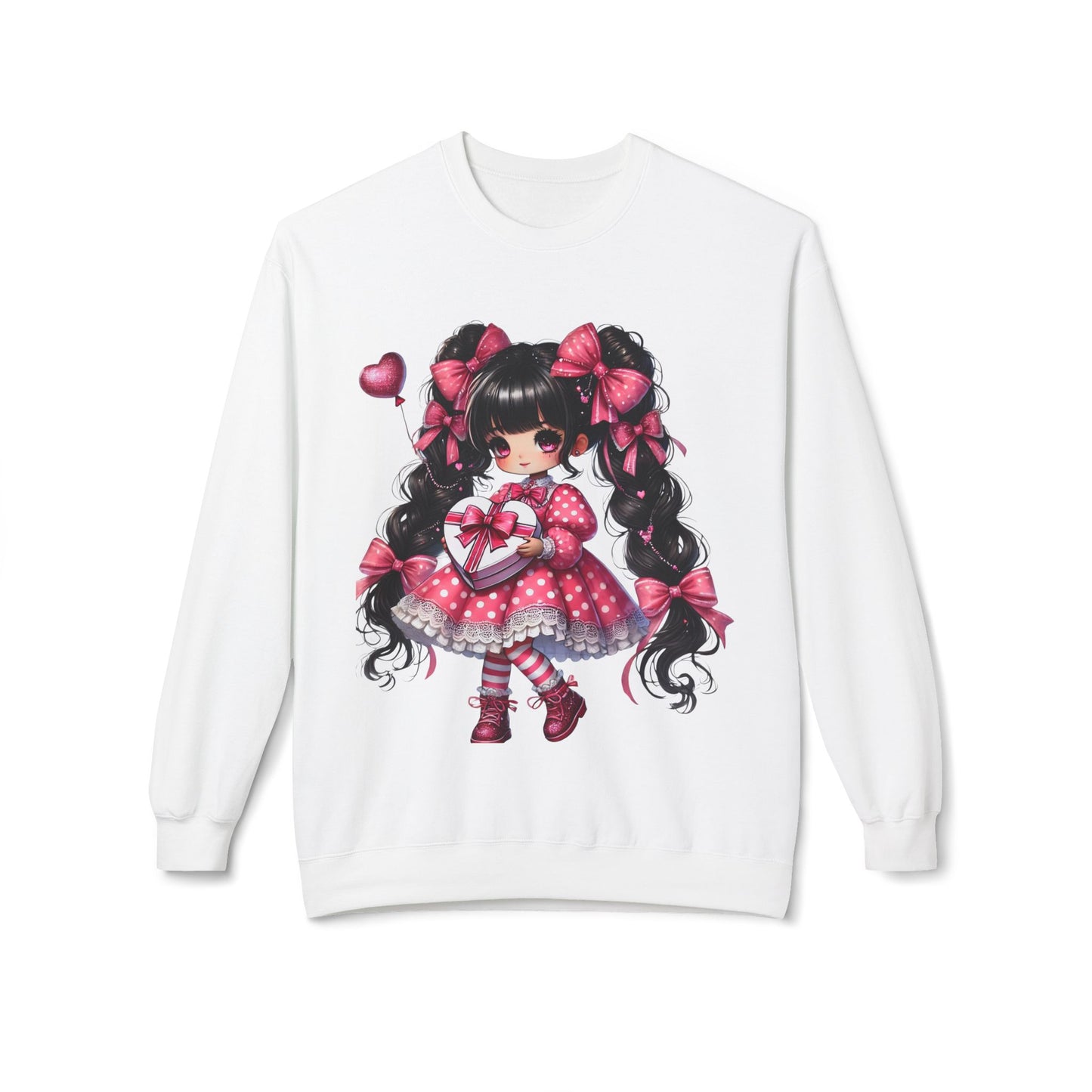 Valentines Unisex Midweight Softstyle Fleece Crewneck Sweatshirt