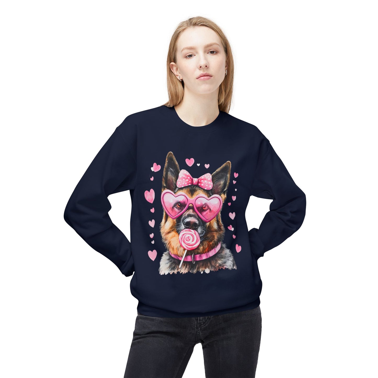 Valentines Unisex Midweight Softstyle Fleece Crewneck Sweatshirt