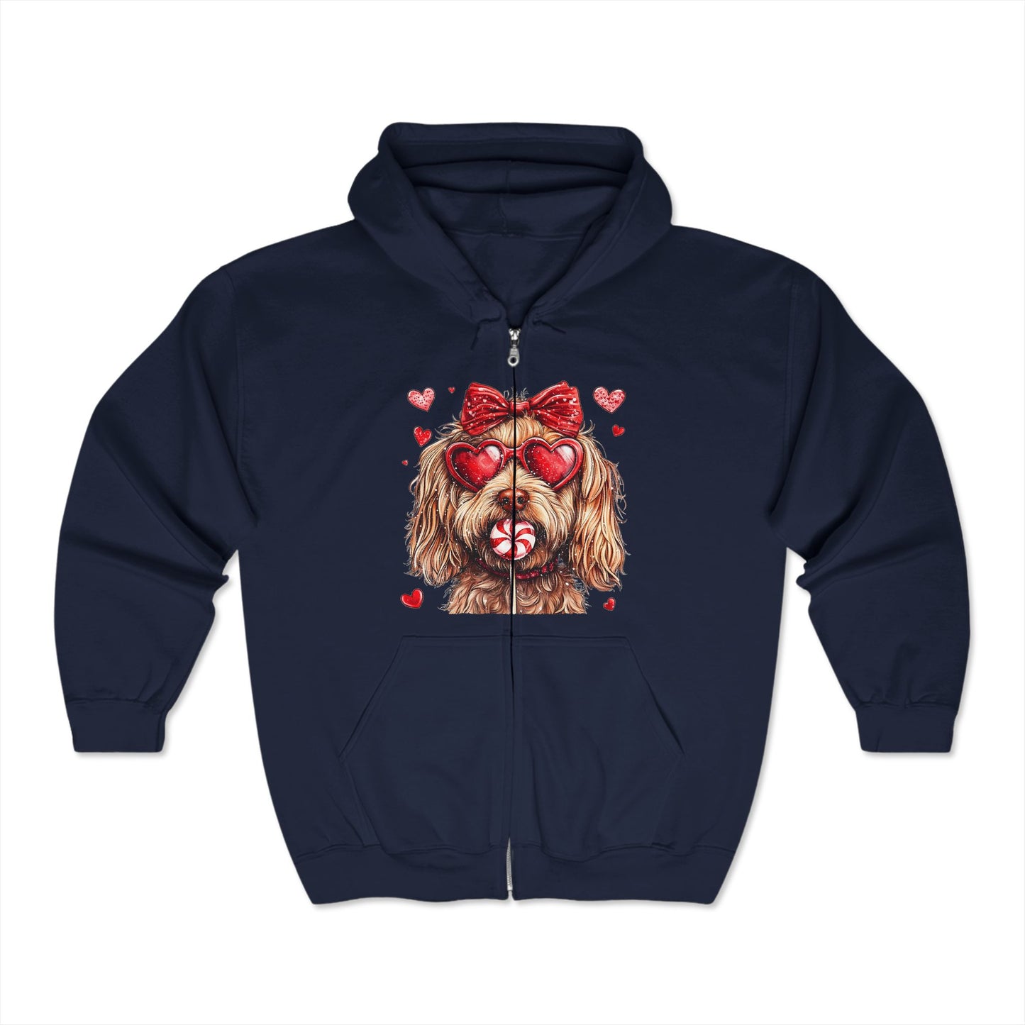 Valentines Unisex Heavy Blend™ Full Zip Hooded Sweatshirt