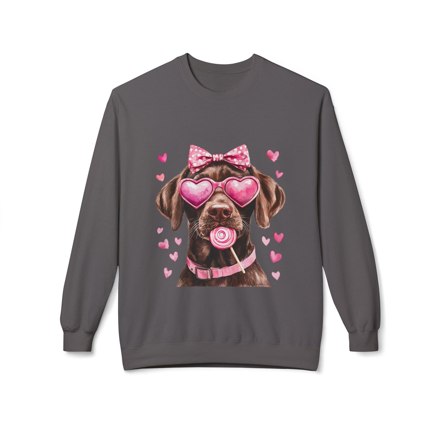 Valentines Unisex Midweight Softstyle Fleece Crewneck Sweatshirt