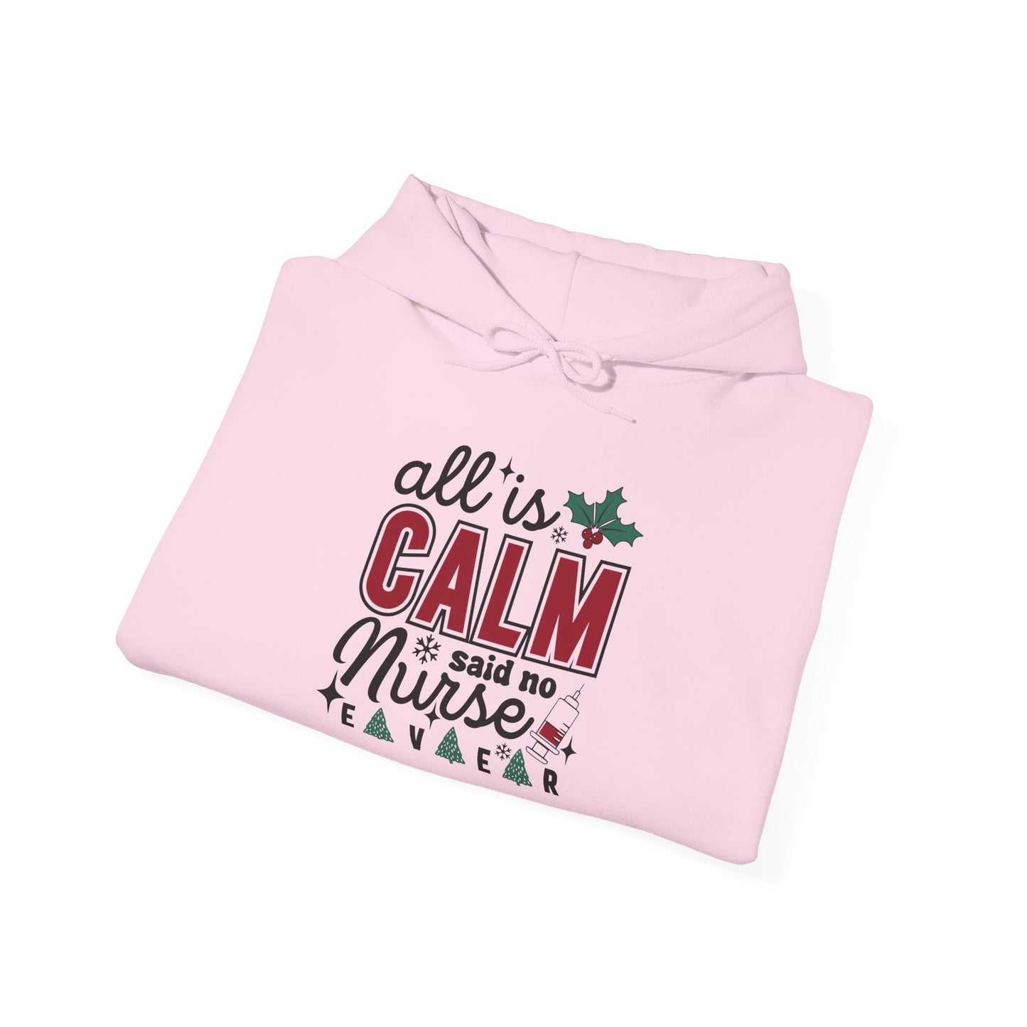 Festive Nurse Hooded Hoodie - Cozy Holiday Gift for Nurses - Christmas Apparel, Cute Hoodie, Nurse Life Hoodie, Xmas Gift Idea