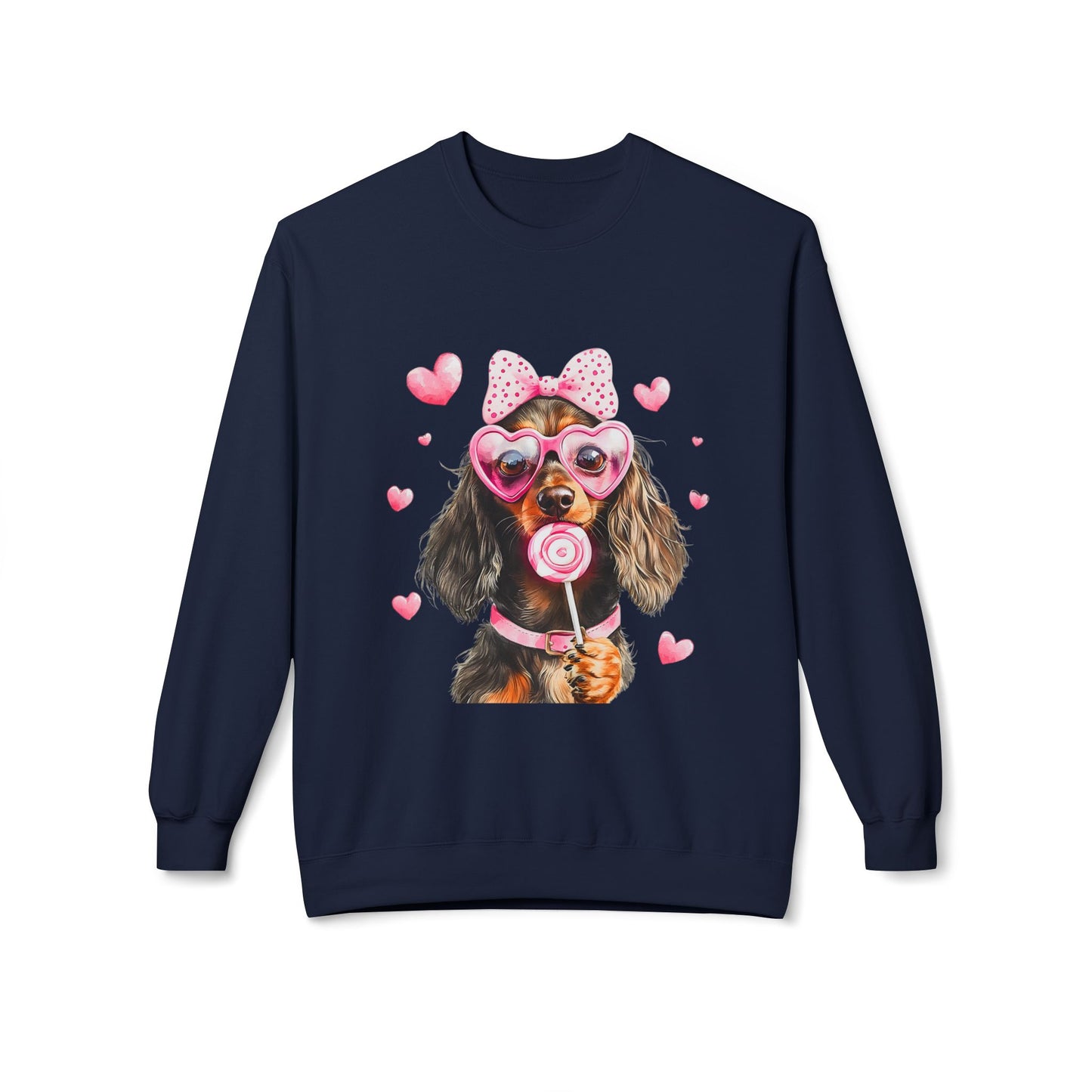 Valentines Unisex Midweight Softstyle Fleece Crewneck Sweatshirt