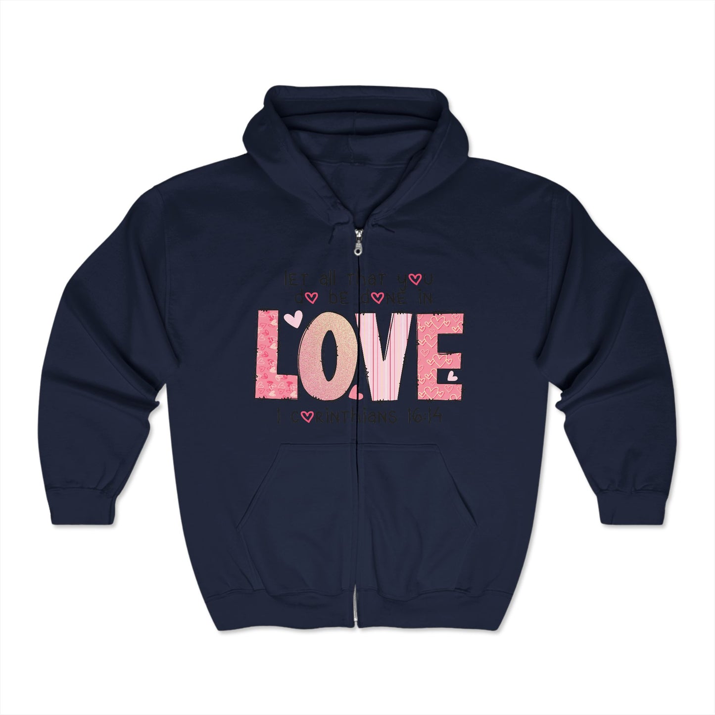Valentines Unisex Heavy Blend™ Full Zip Hoodies