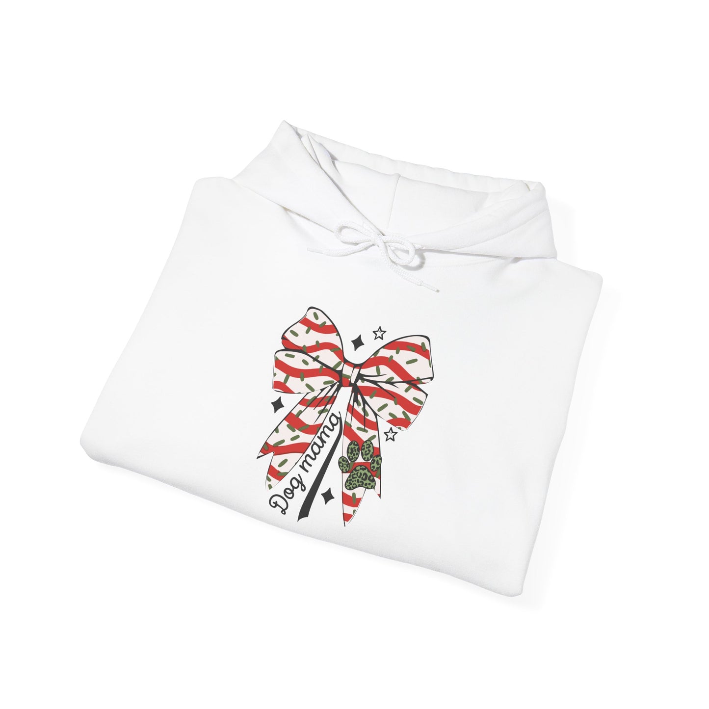 Festive Bow Hoodie for Holiday Cheer, Cozy Gift for Friends, Christmas Style, Winter Fashion, Comfortable Hoodie