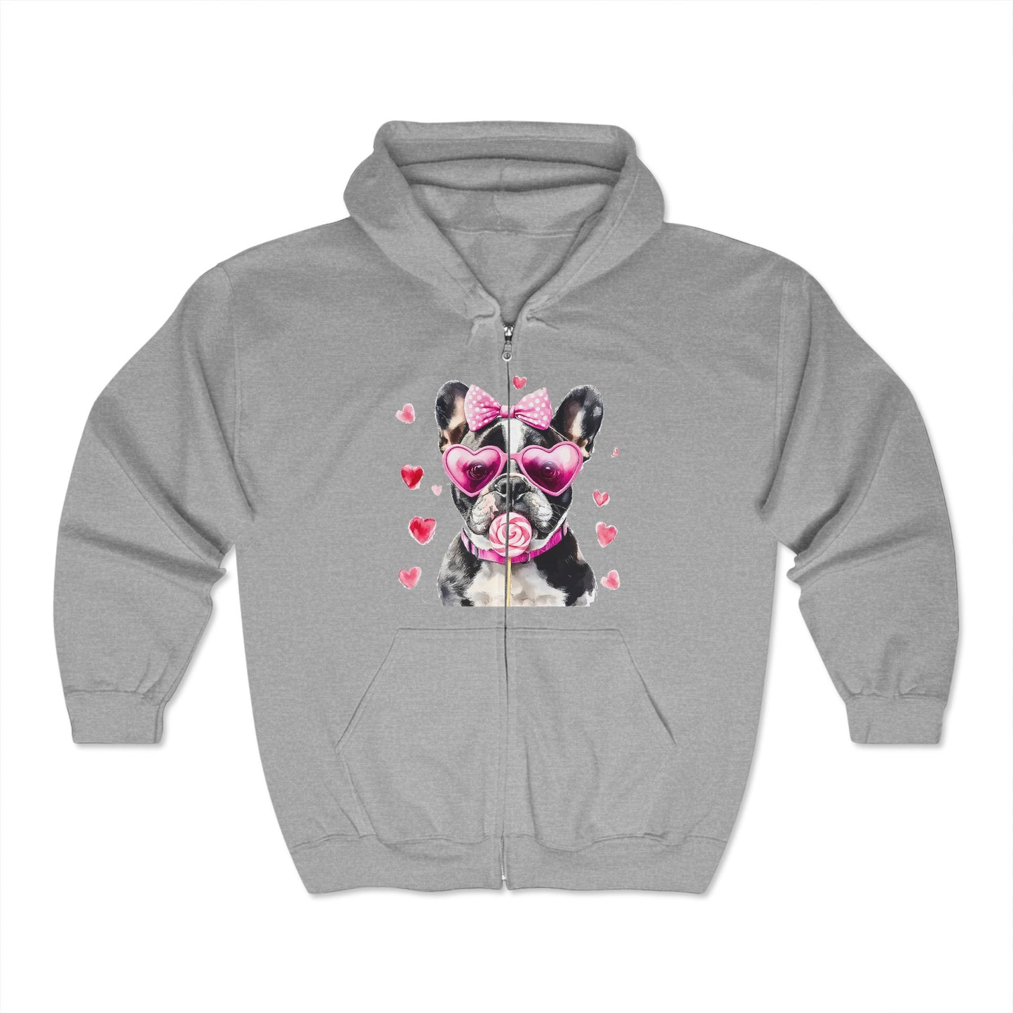 Valentines Unisex Heavy Blend™ Full Zip Hooded Sweatshirt