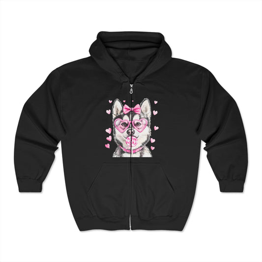 Valentines Unisex Heavy Blend™ Full Zip Hooded Sweatshirt