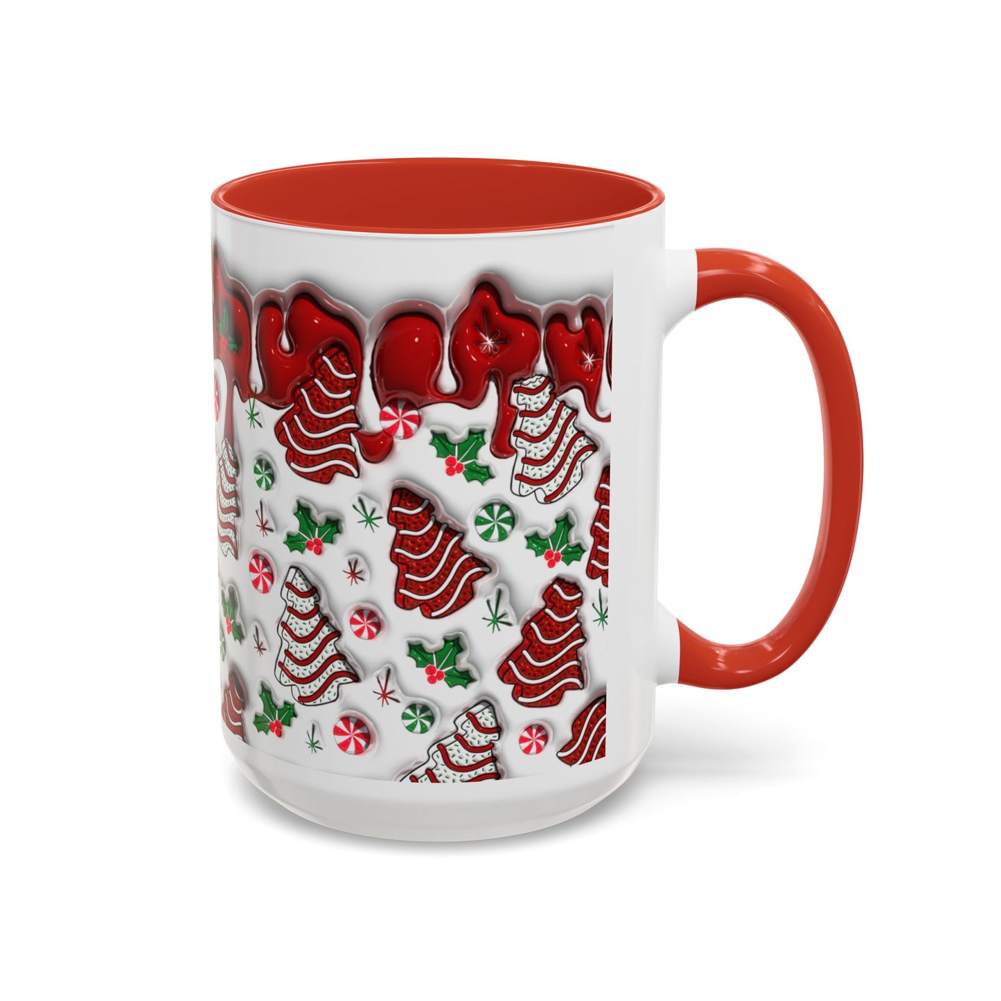 Christmas Accent Coffee Mug (11, 15oz)