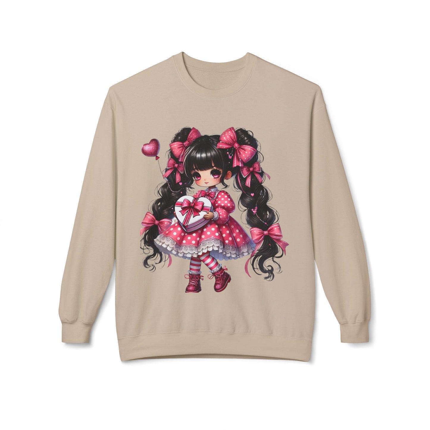Valentines Unisex Midweight Softstyle Fleece Crewneck Sweatshirt