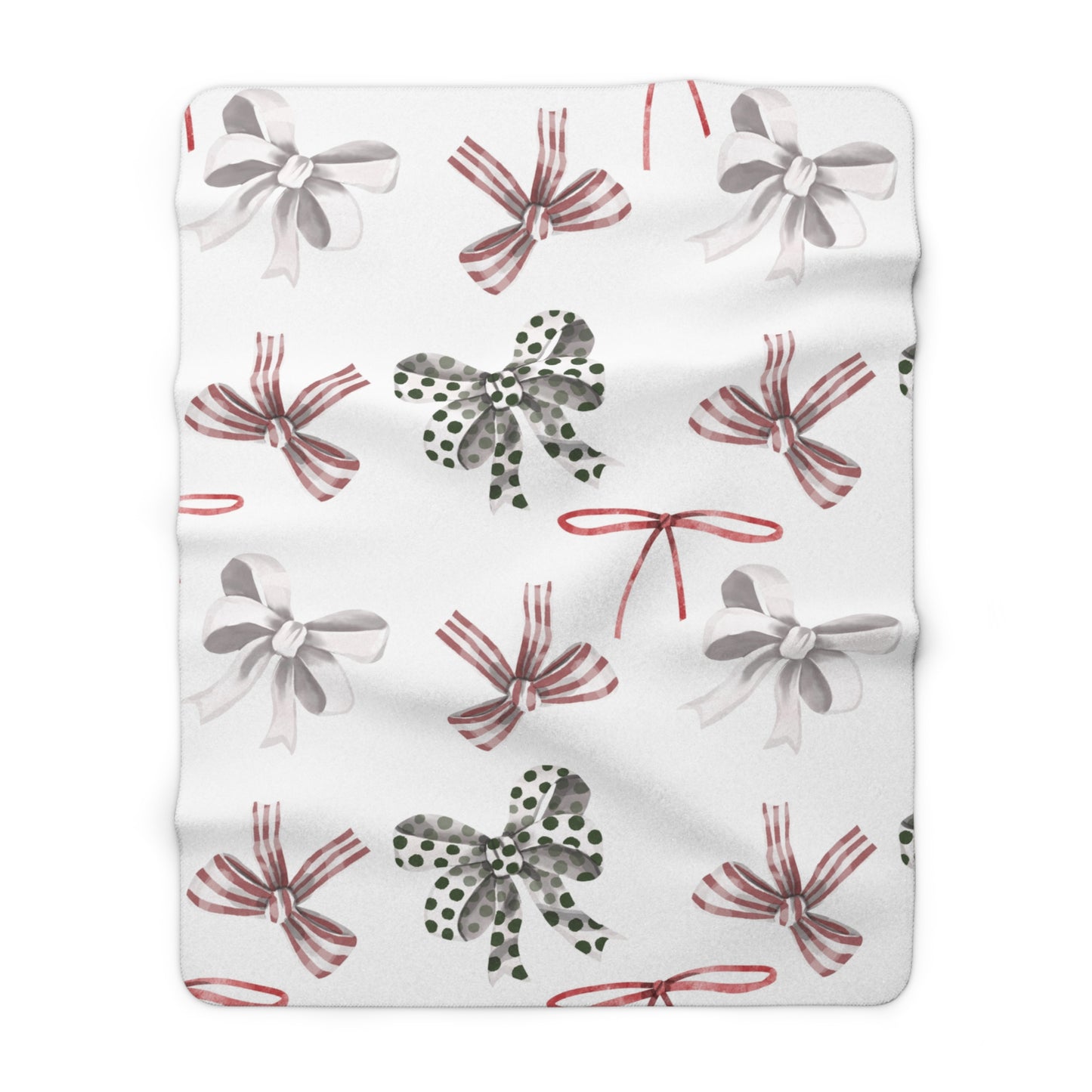 Christmas Bow Blanket