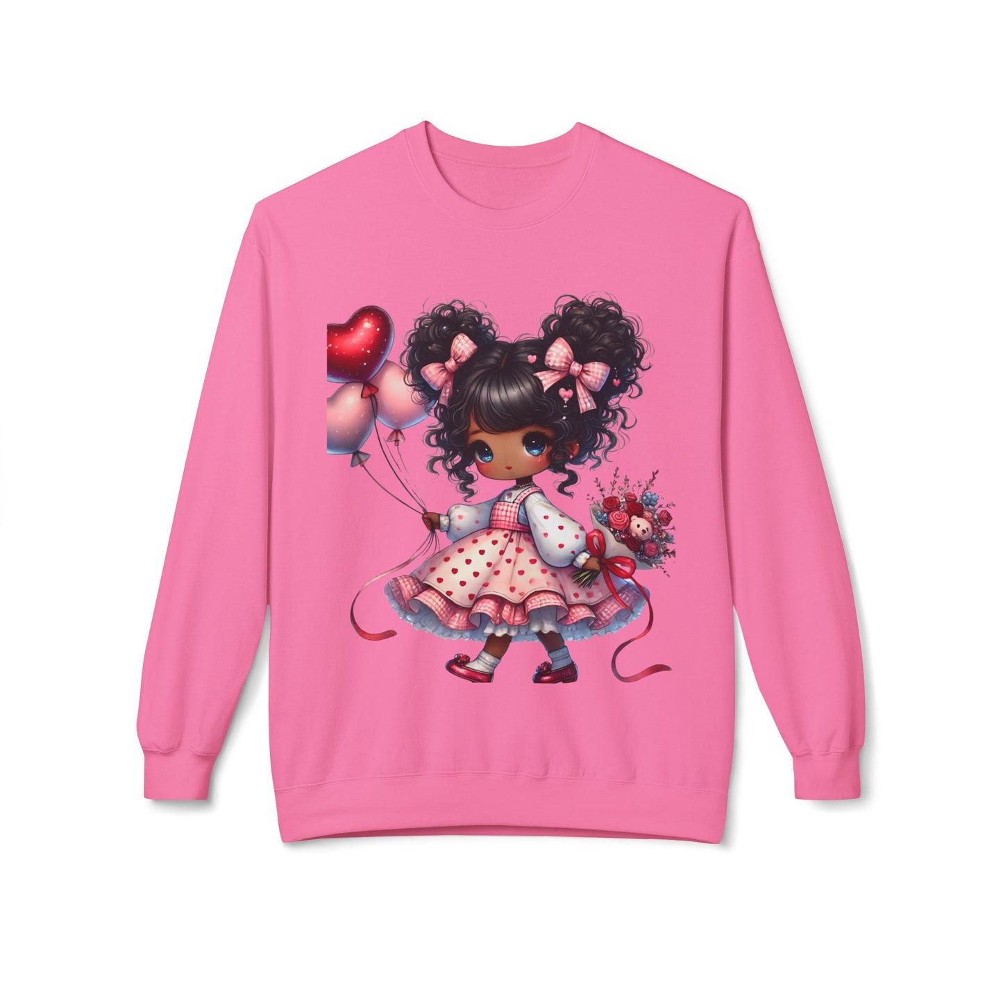 Valentines Unisex Midweight Softstyle Fleece Crewneck Sweatshirt
