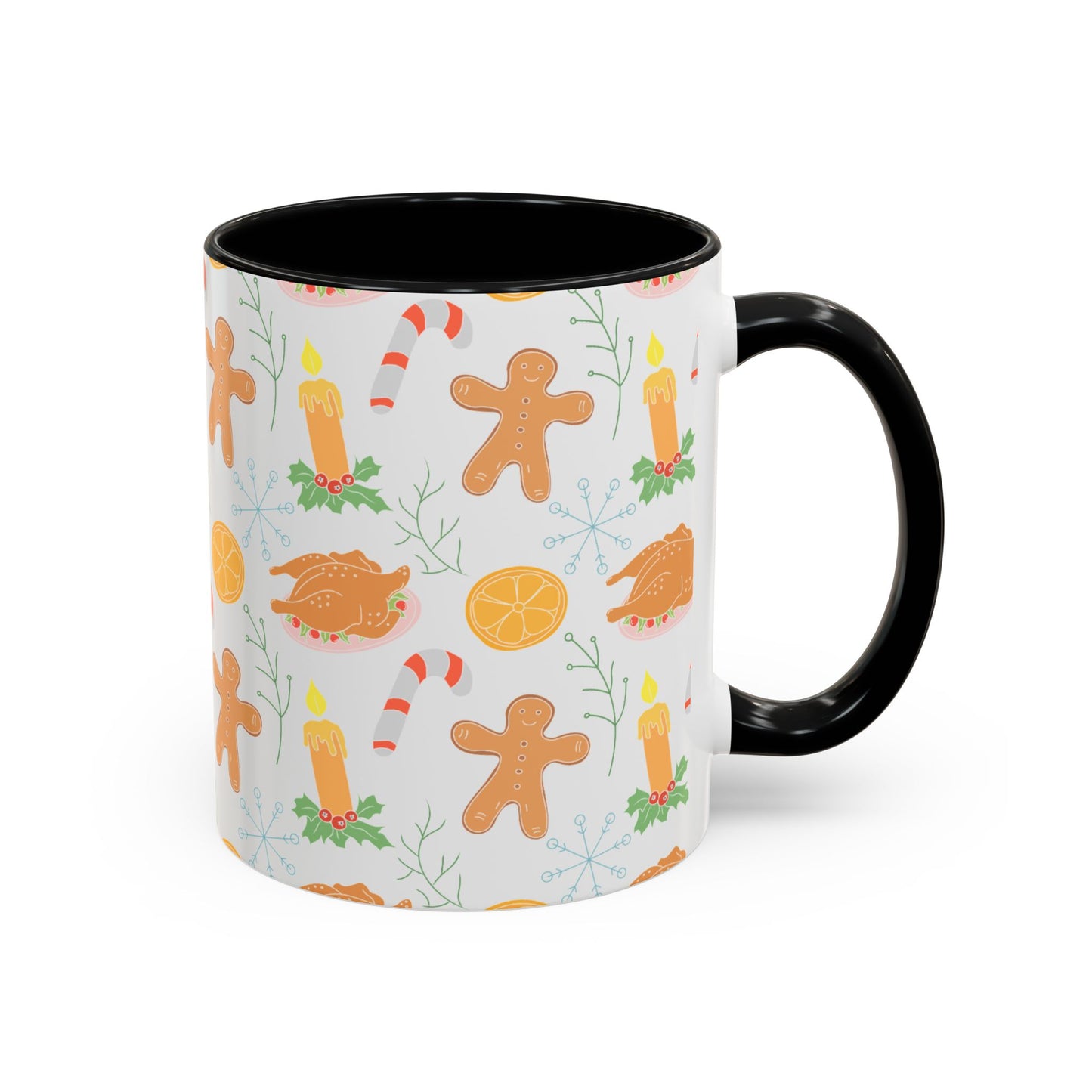 Christmas Accent Coffee Mug (11, 15oz)
