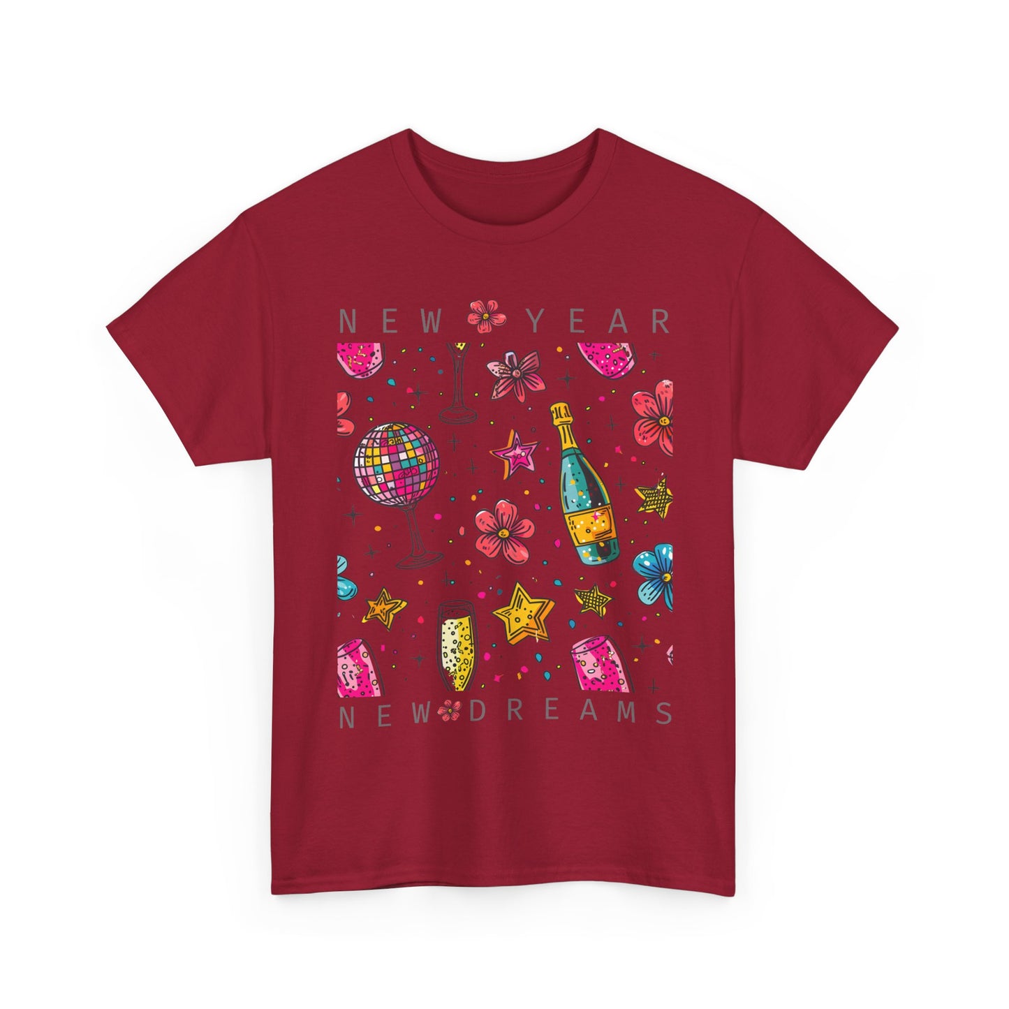 New Year Unisex Heavy Cotton Tee