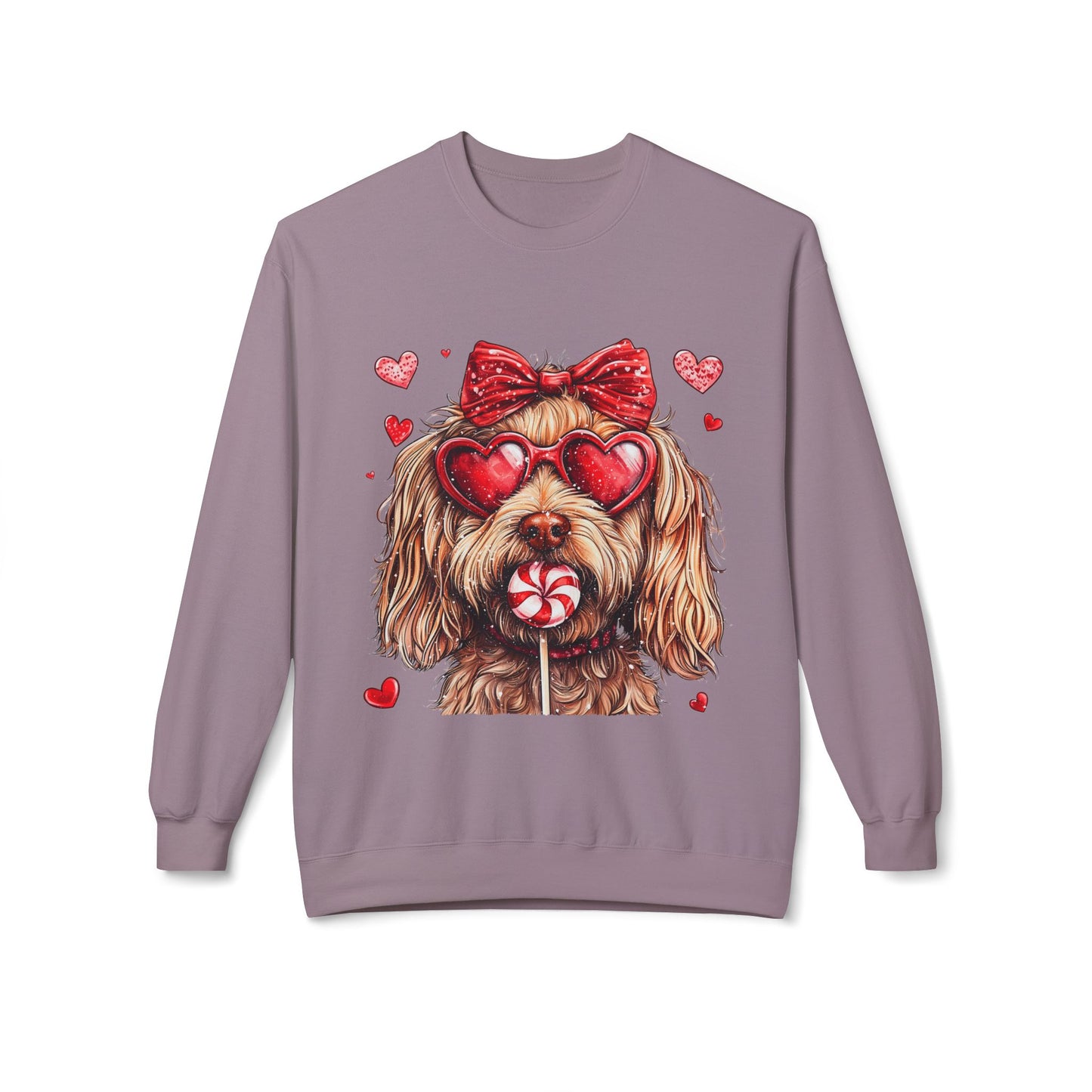 Valentines Unisex Midweight Softstyle Fleece Crewneck Sweatshirt