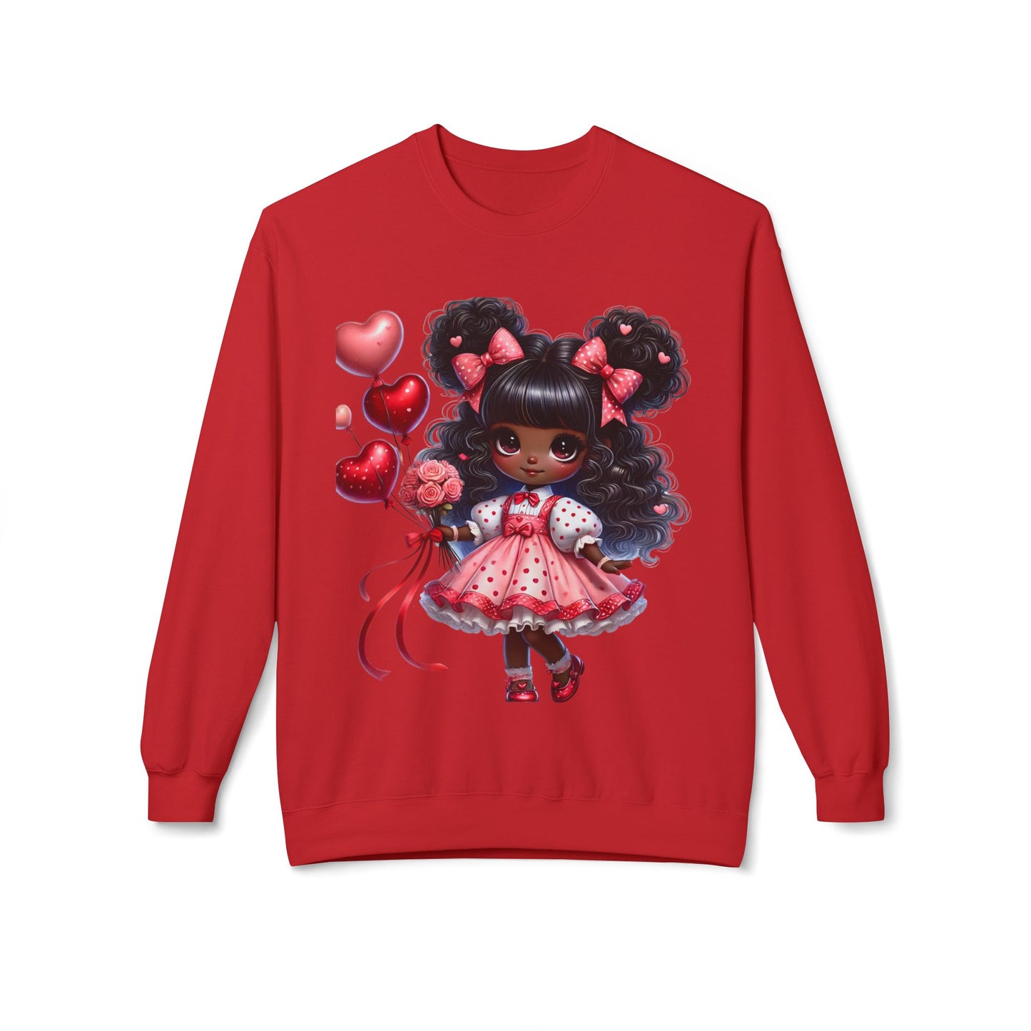 Valentines Unisex Midweight Softstyle Fleece Crewneck Sweatshirt