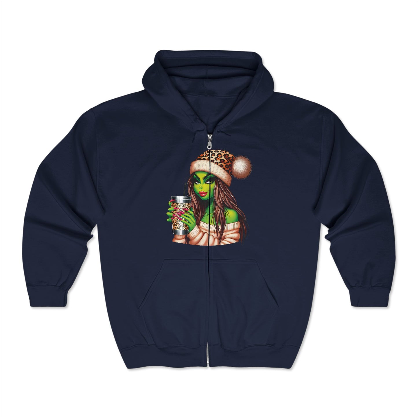 Christmas Unisex Heavy Blend™ Full Zip Hooded Sweatshirt