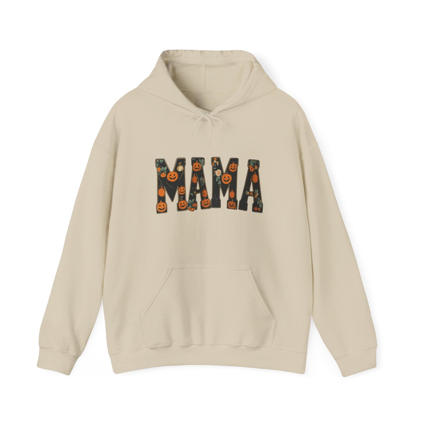 Mama Pumpkin Hooded Hoodie | Cozy Fall Apparel, Perfect for Gift Giving, Halloween, Family Gatherings, Autumn Fashion