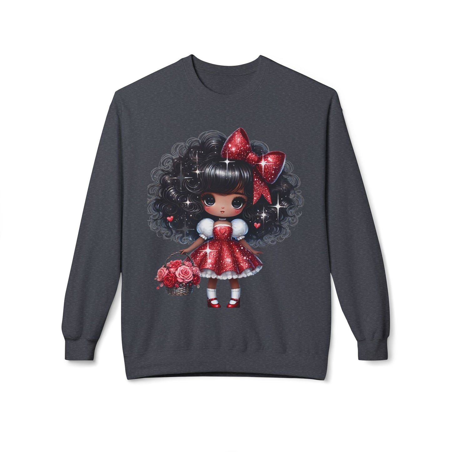 Valentines Unisex Midweight Softstyle Fleece Crewneck Sweatshirt