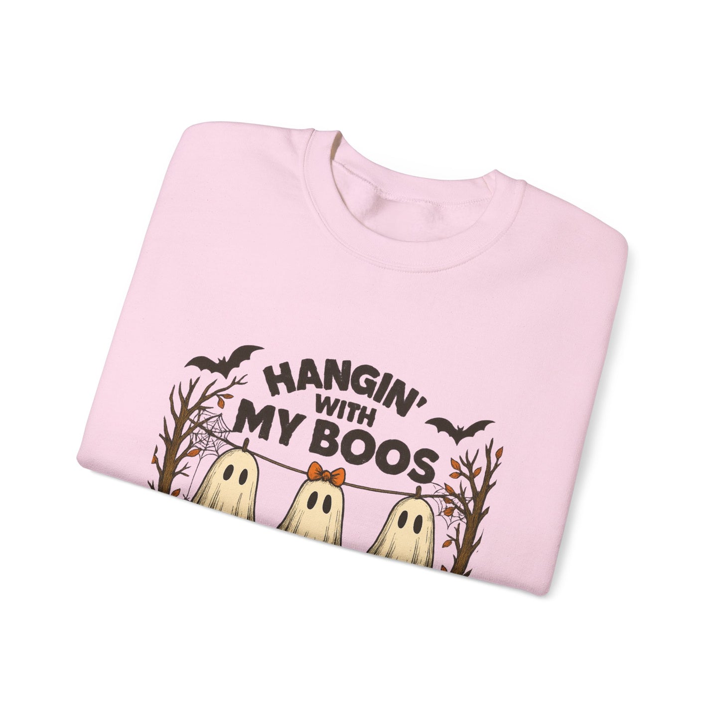 Halloween Ghost Sweatshirt, Cozy Unisex Crewneck, Fall Apparel, Halloween Costume, Spooky Season Outfit