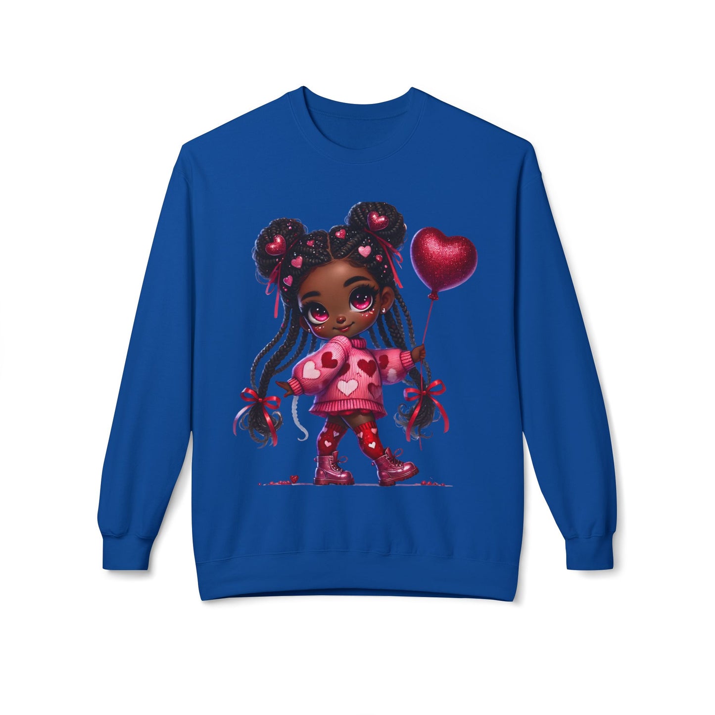 Valentines Unisex Midweight Softstyle Fleece Crewneck Sweatshirt