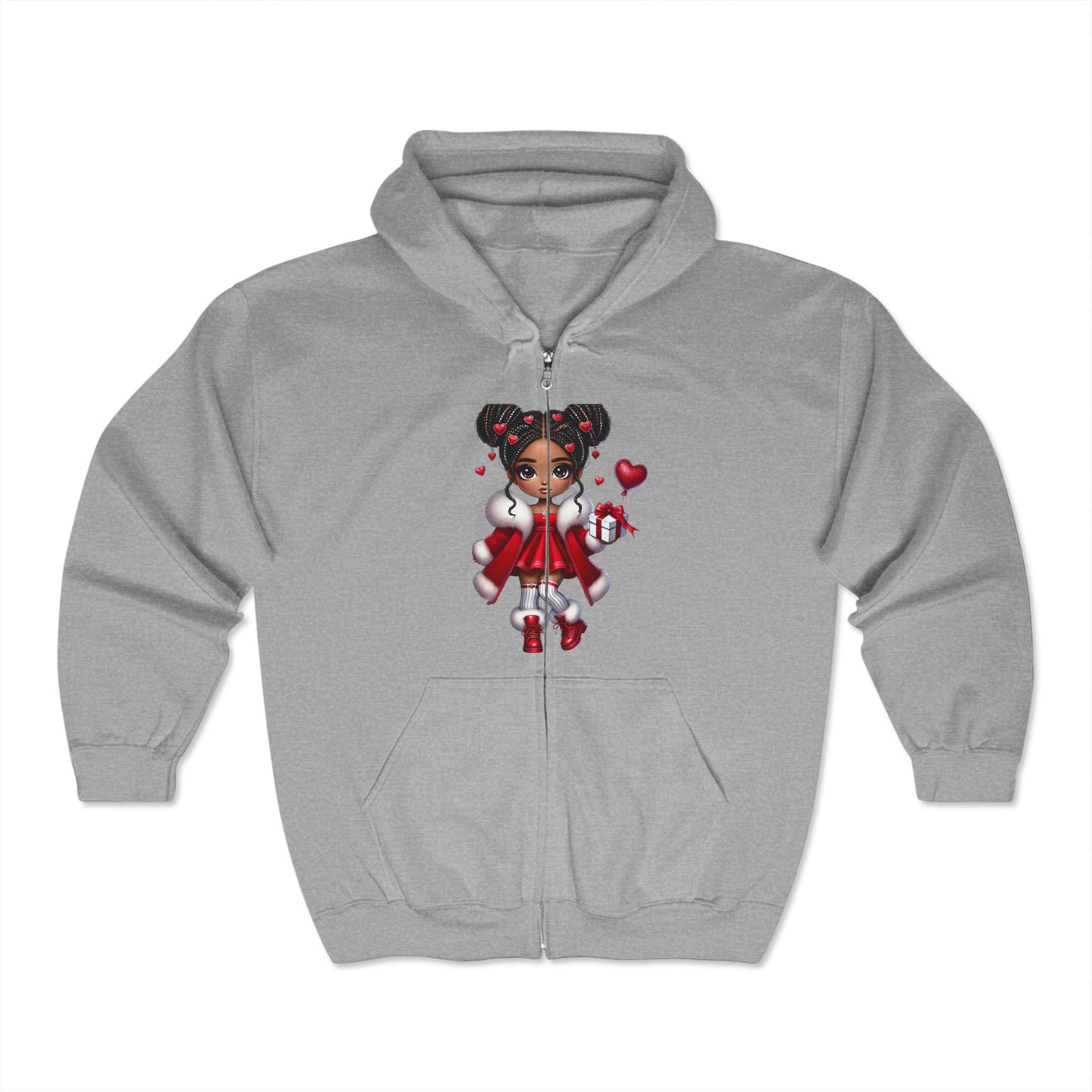 Valentines Unisex Heavy Blend™ Full Zip Hooded Sweatshirt