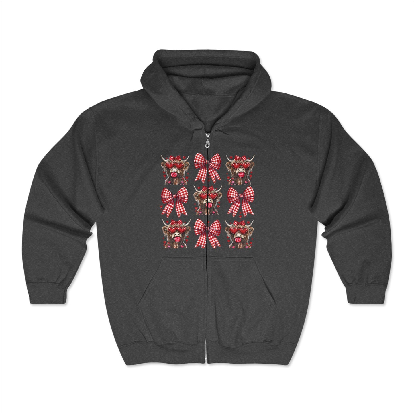 Valentines Unisex Heavy Blend™ Full Zip Hooded Sweatshirt