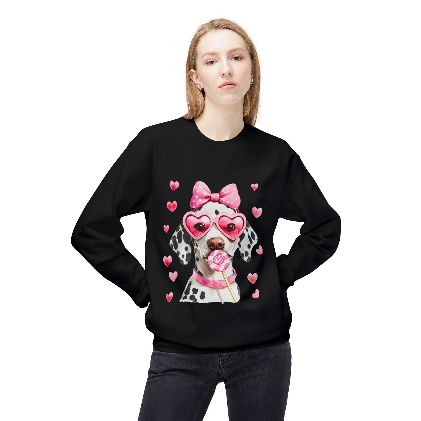 Valentines Unisex Midweight Softstyle Fleece Crewneck Sweatshirt
