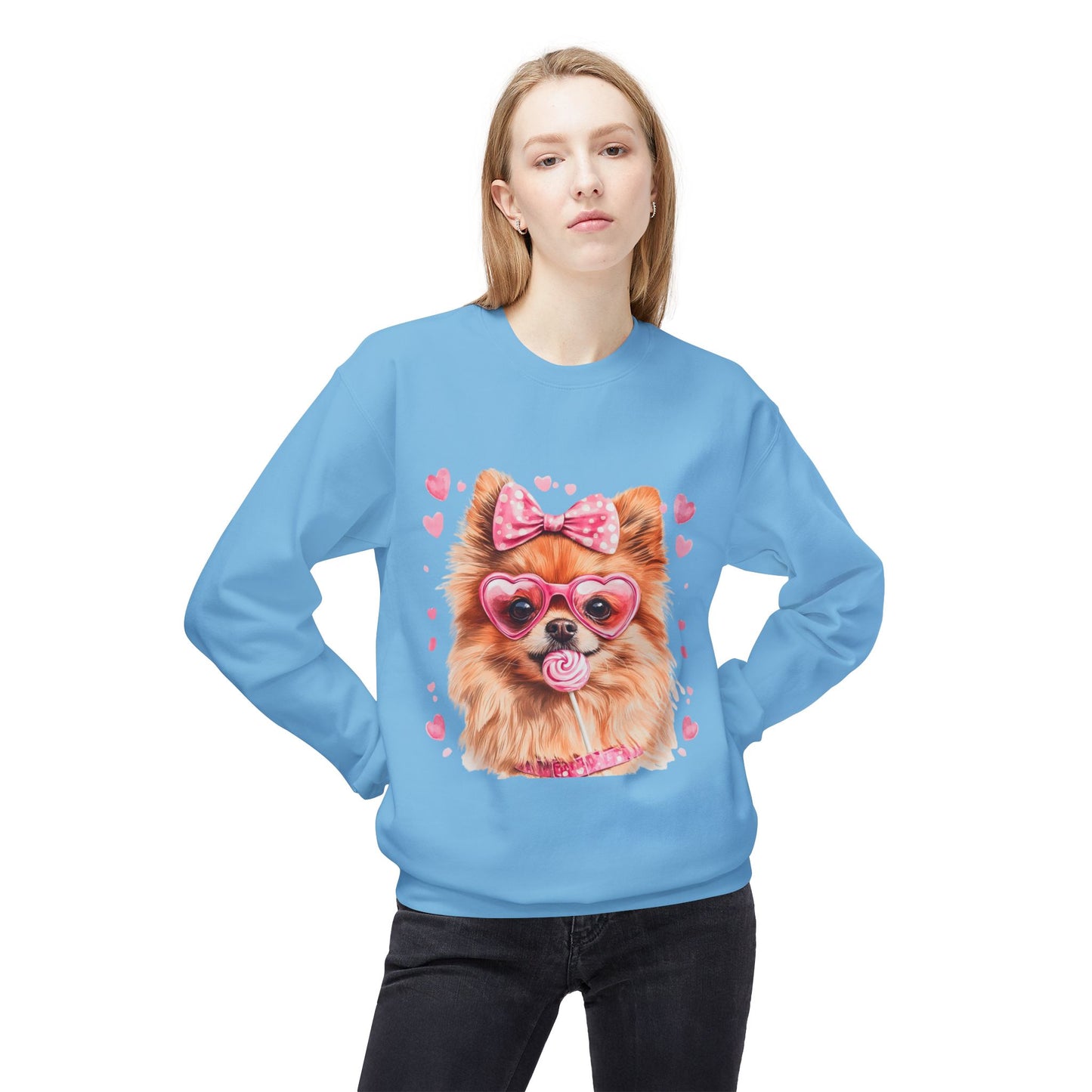 Valentines Unisex Midweight Softstyle Fleece Crewneck Sweatshirt