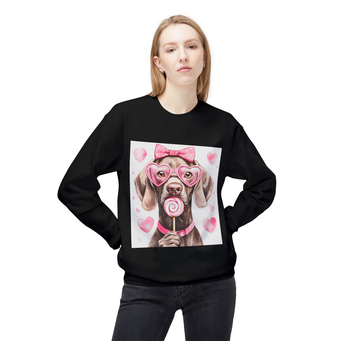 Valentines Unisex Midweight Softstyle Fleece Crewneck Sweatshirt