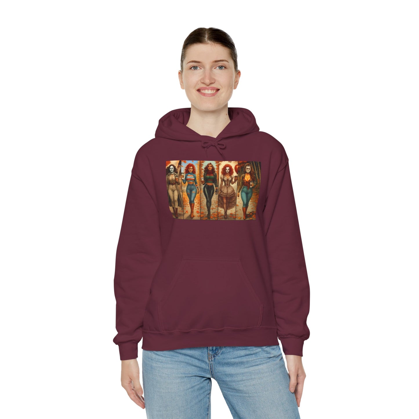 Vibrant Art Hooded Sweatshirt - Cozy Fashion, Perfect Gift, Casual Wear, Unisex Hoodie, Statement Piece