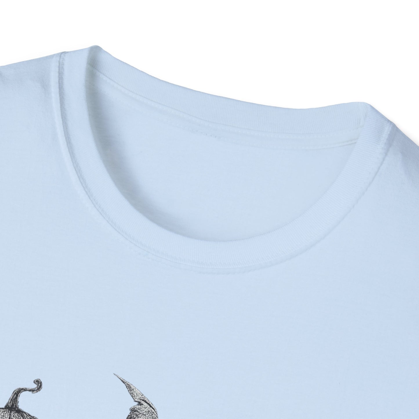 Halloween Graphic Tee, Unisex Softstyle T-Shirt, Spooky Season Shirt, Fall Fashion, Halloween Costume Top