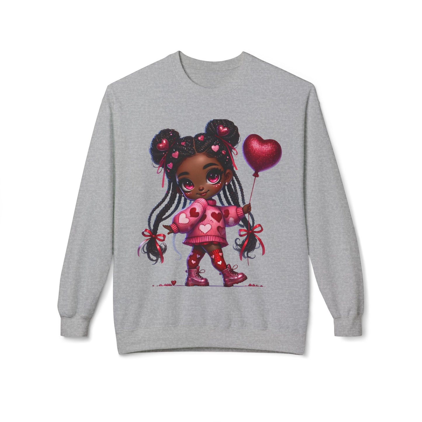 Valentines Unisex Midweight Softstyle Fleece Crewneck Sweatshirt
