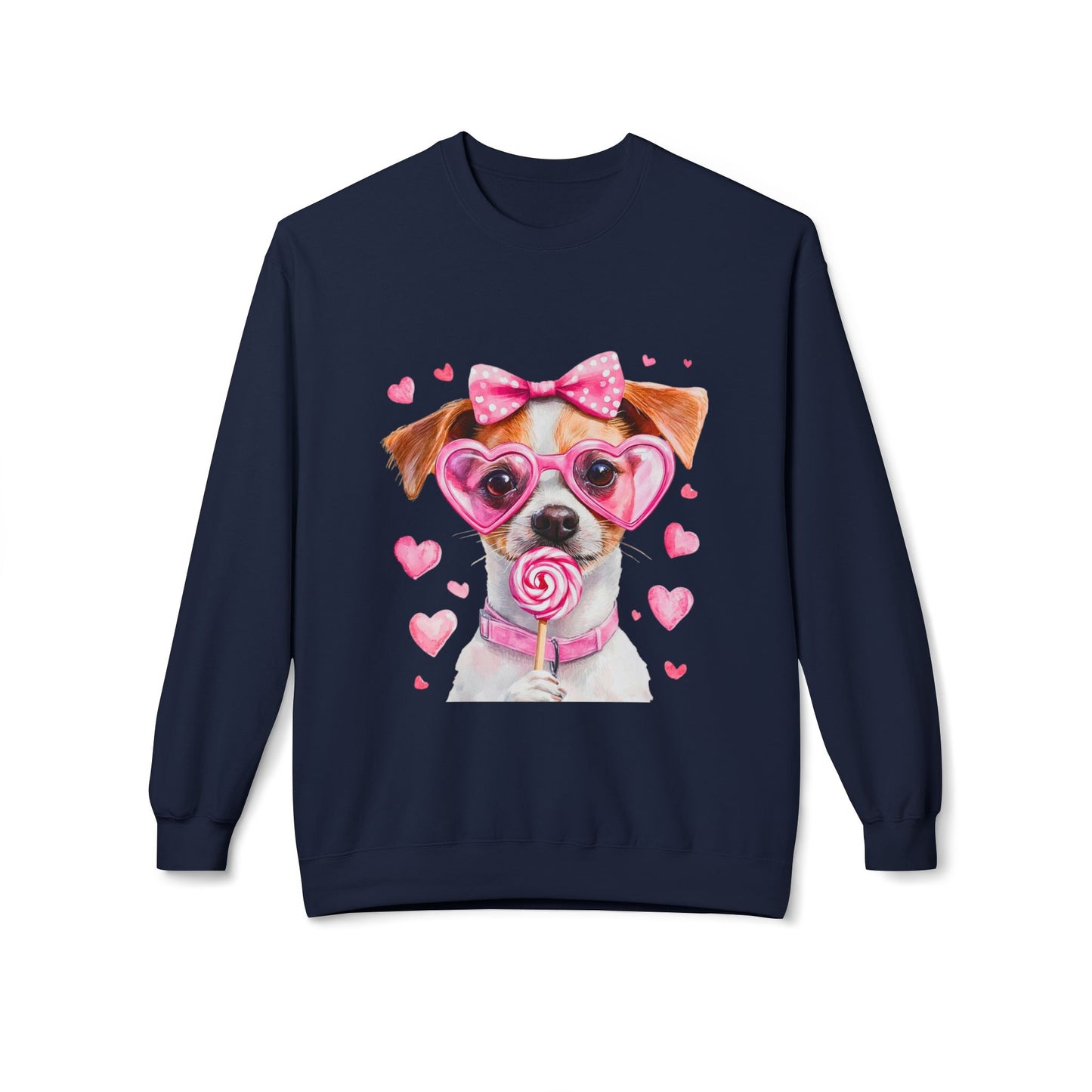 Valentines Unisex Midweight Softstyle Fleece Crewneck Sweatshirt