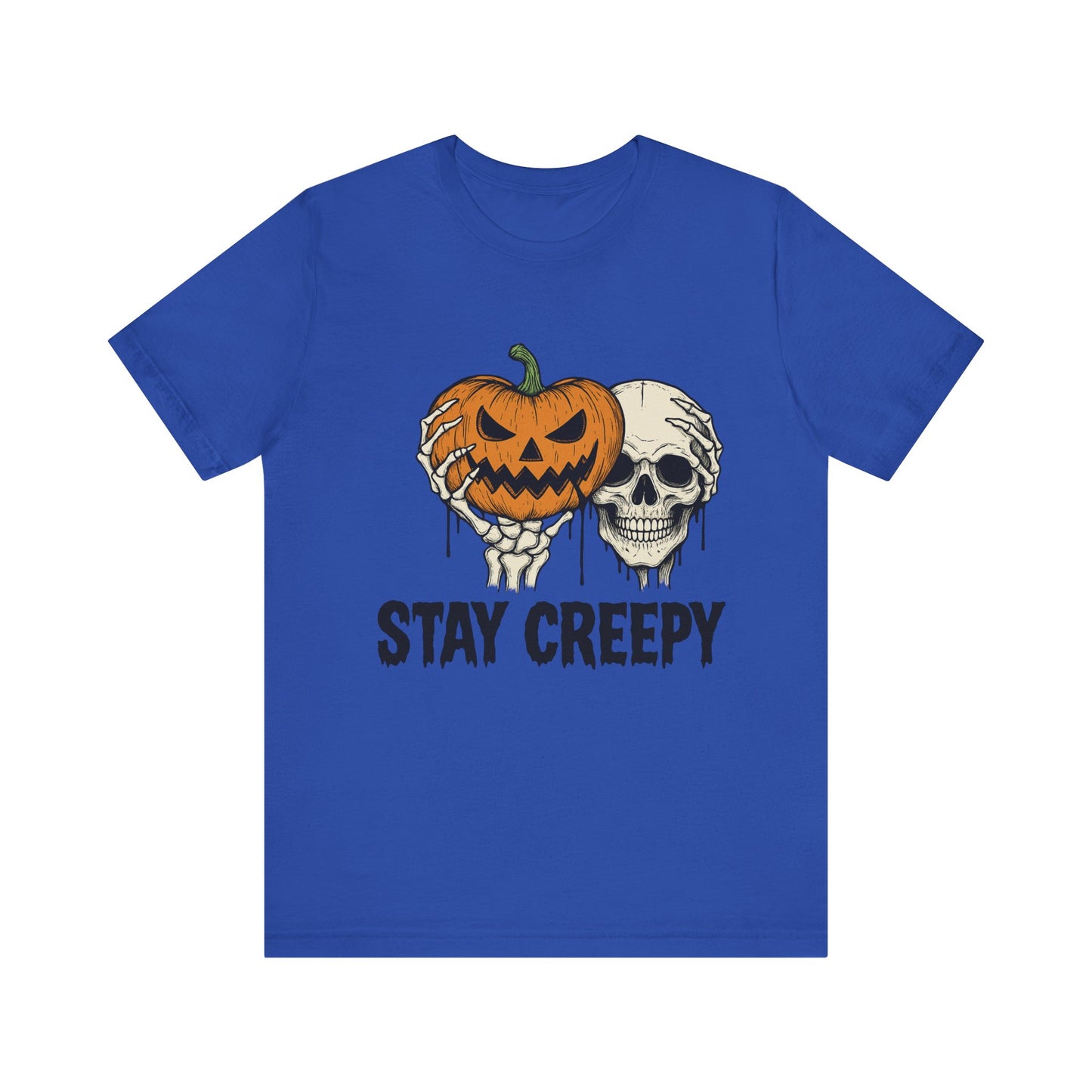 Halloween Graphic Tee - Stay Creepy Unisex Shirt, Fall Fashion, Spooky Halloween Apparel, Casual Wear, Gift for Halloween Lovers
