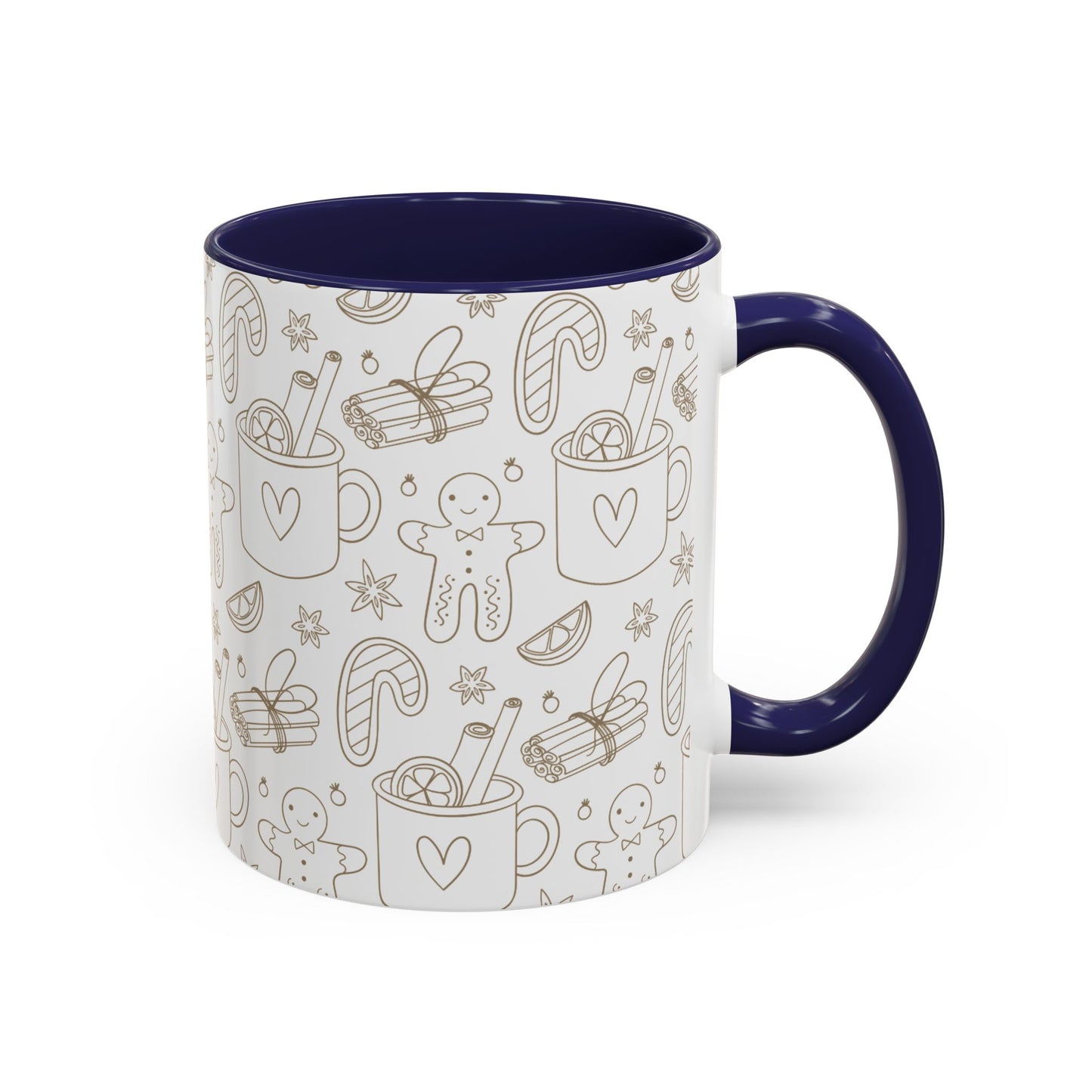 Christmas Accent Coffee Mug (11, 15oz)