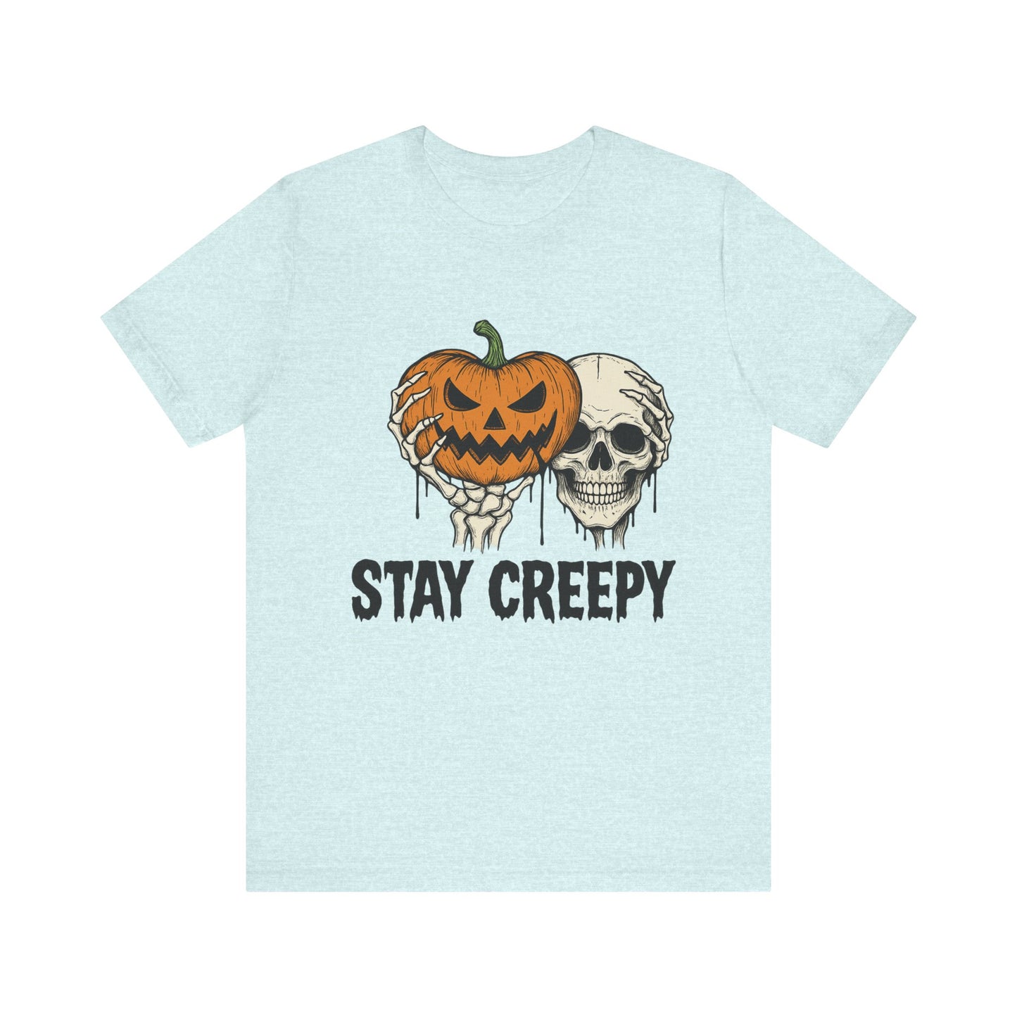 Halloween Graphic Tee - Stay Creepy Unisex Shirt, Fall Fashion, Spooky Halloween Apparel, Casual Wear, Gift for Halloween Lovers