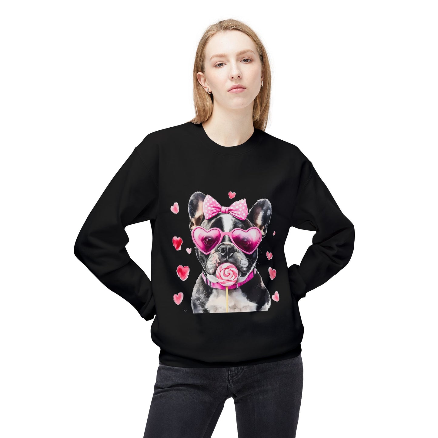 Valentines Unisex Midweight Softstyle Fleece Crewneck Sweatshirt