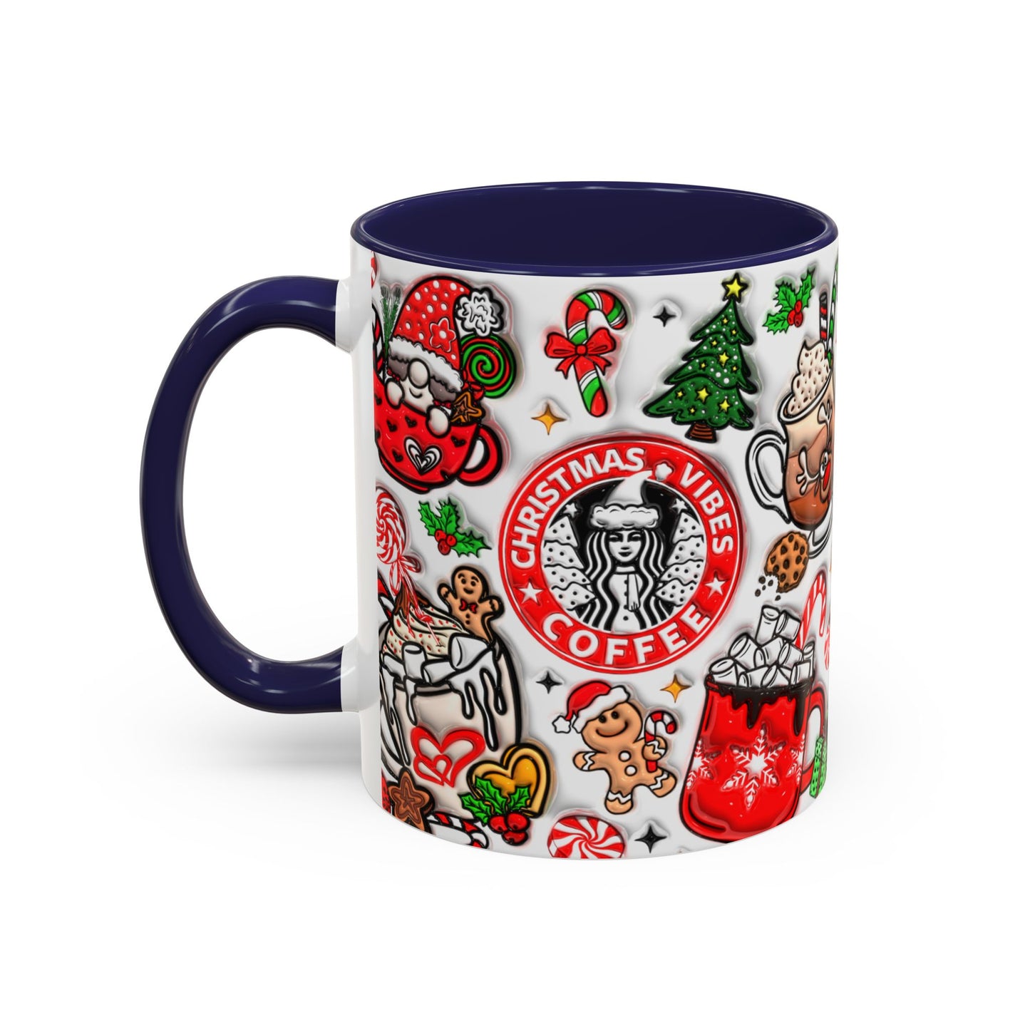 Christmas Accent Coffee Mug (11, 15oz)