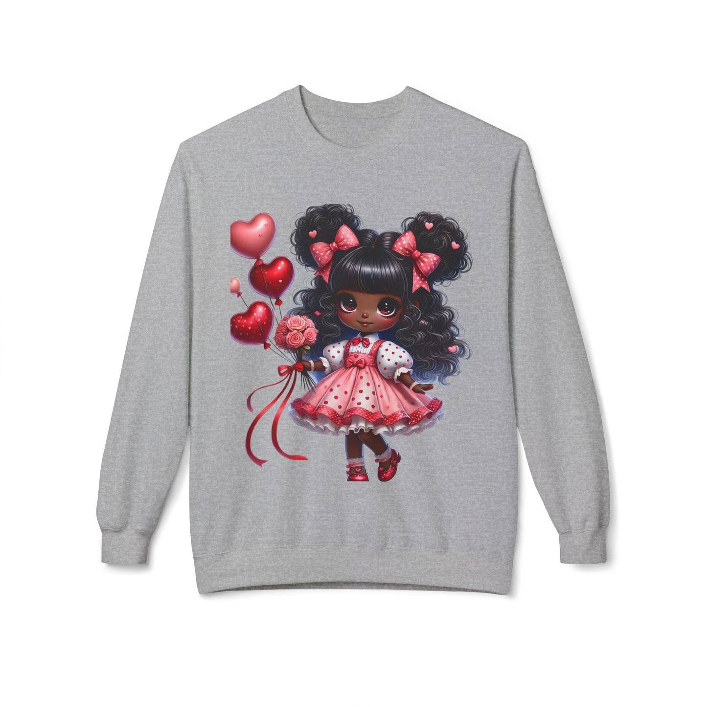 Valentines Unisex Midweight Softstyle Fleece Crewneck Sweatshirt