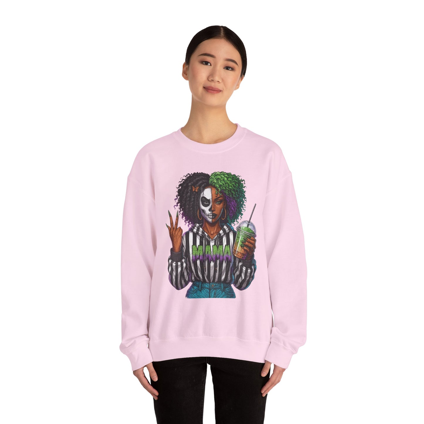 Vibrant Graphic Sweatshirt - Perfect for Creative Souls | Comfy Crewneck | Gift for Moms, Halloween, Trendy Outfits, Streetwear, Art Lovers