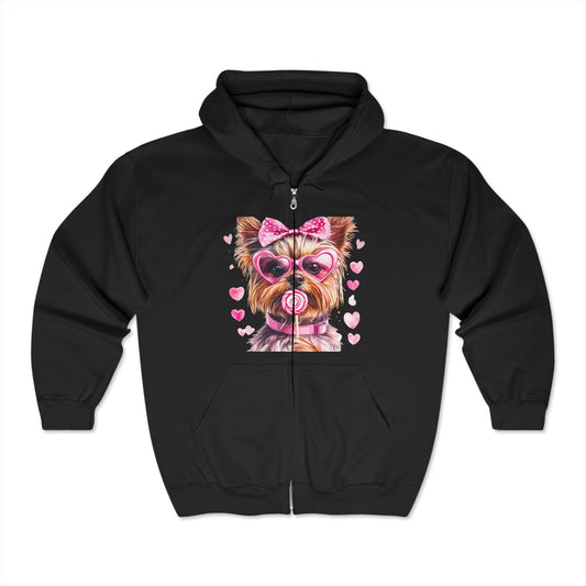 Valentines Unisex Heavy Blend™ Full Zip Hooded Sweatshirt