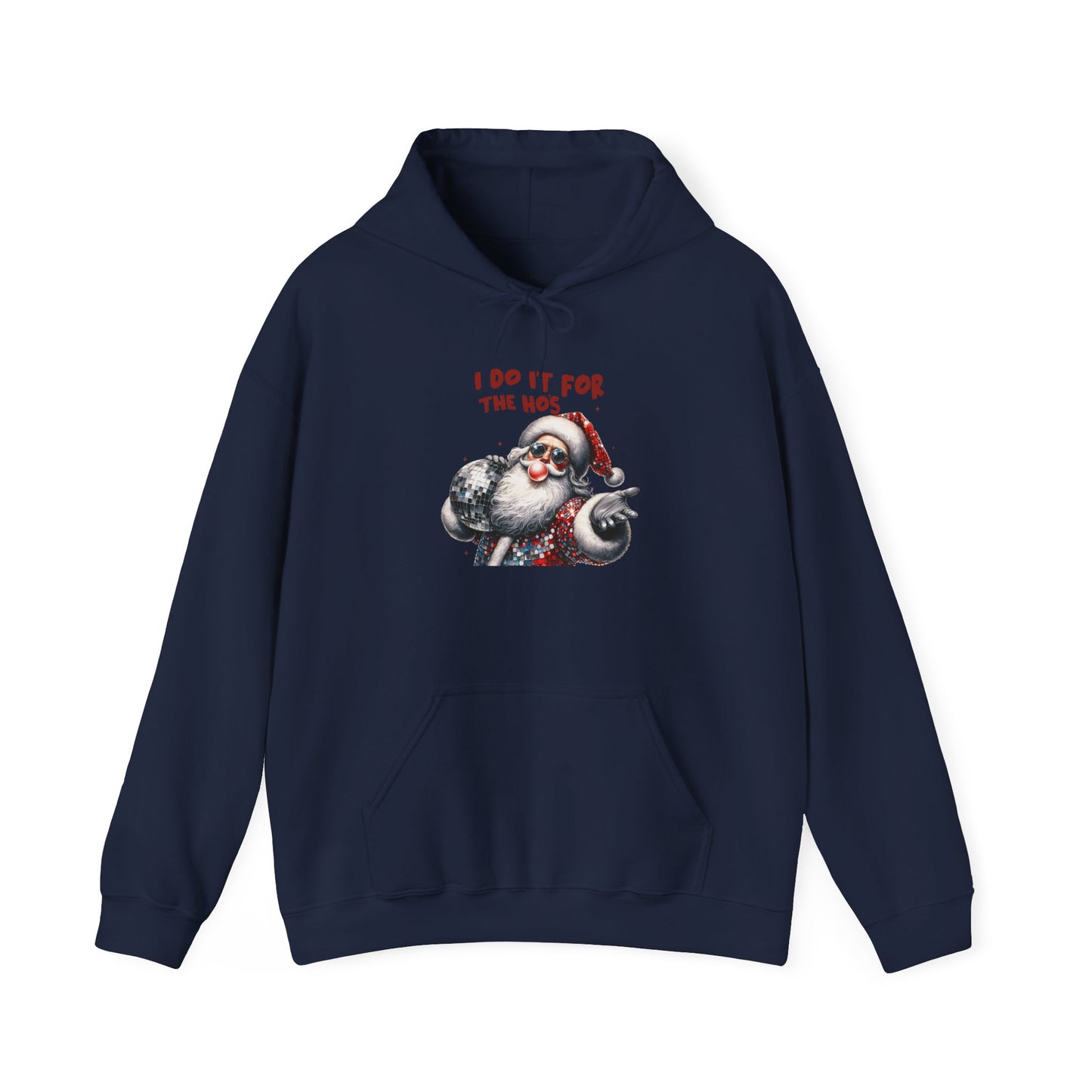 Santa Hoodie - I Do It For The 90s, Christmas Sweatshirt, Unisex Holiday Apparel, Vintage Style Gift, Cozy Winter Wear