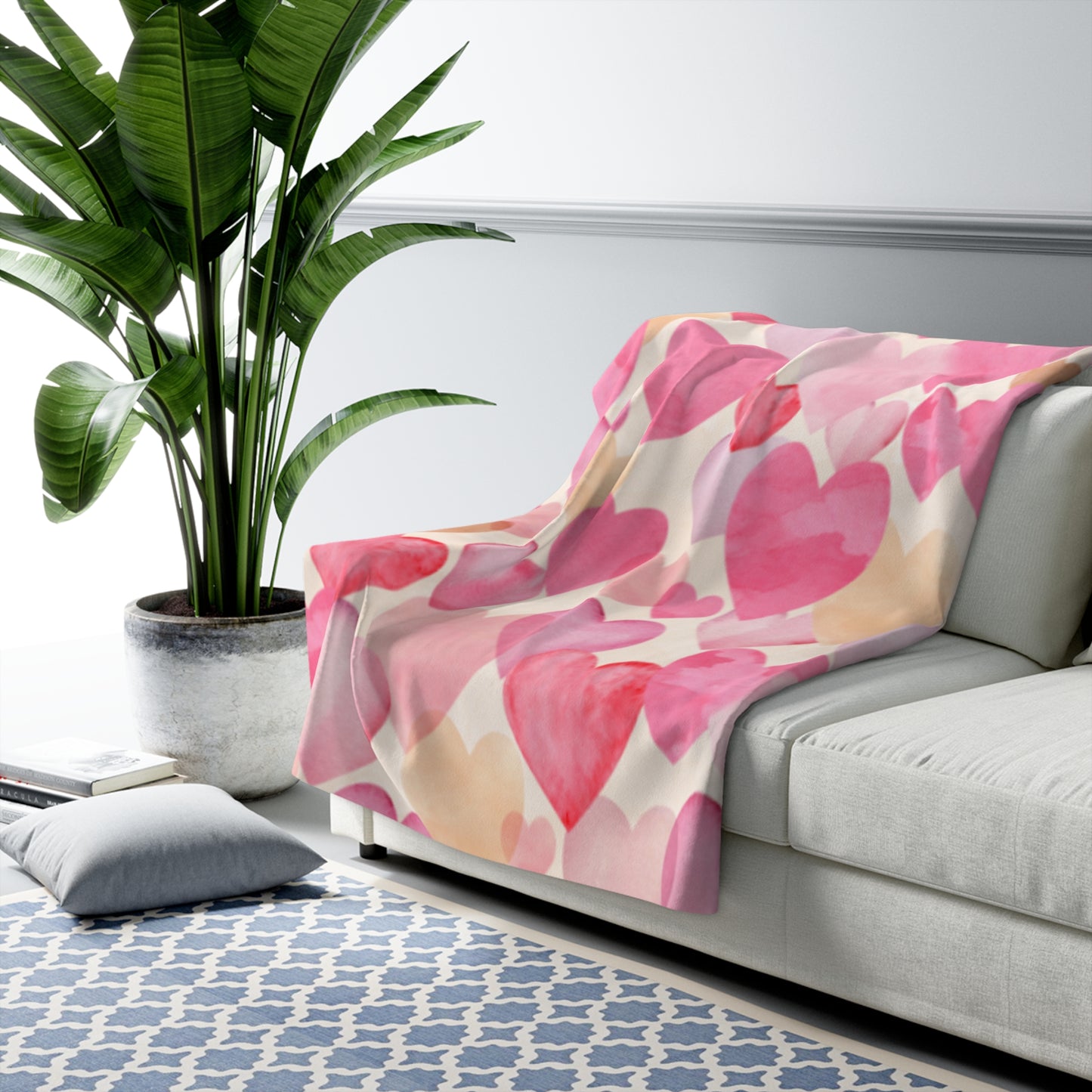 Valentines Sherpa Fleece Blanket