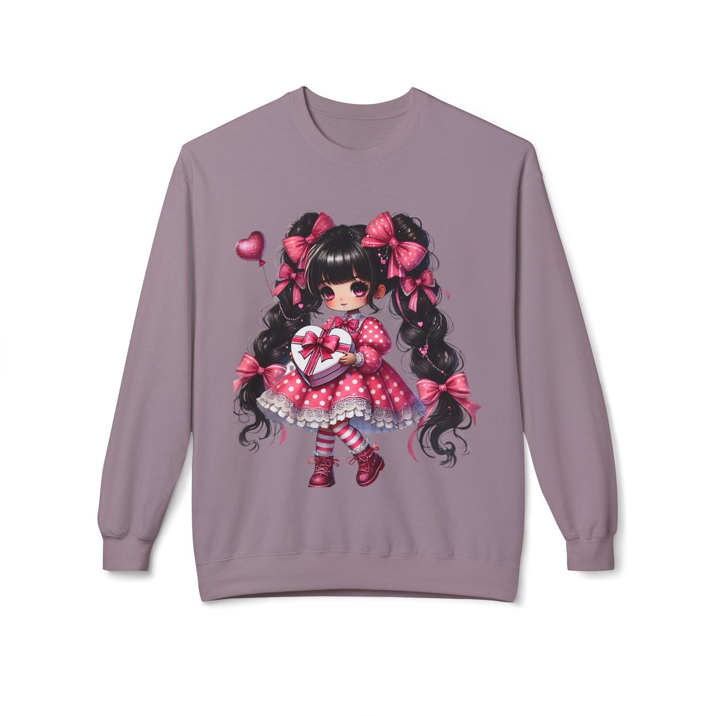 Valentines Unisex Midweight Softstyle Fleece Crewneck Sweatshirt